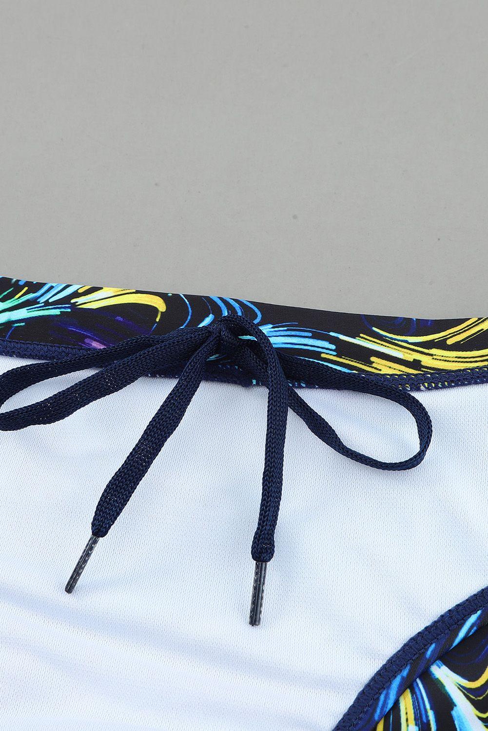 Tie Dye Traje De Baño Elástico Sexy Hombre Gloriahoon-3