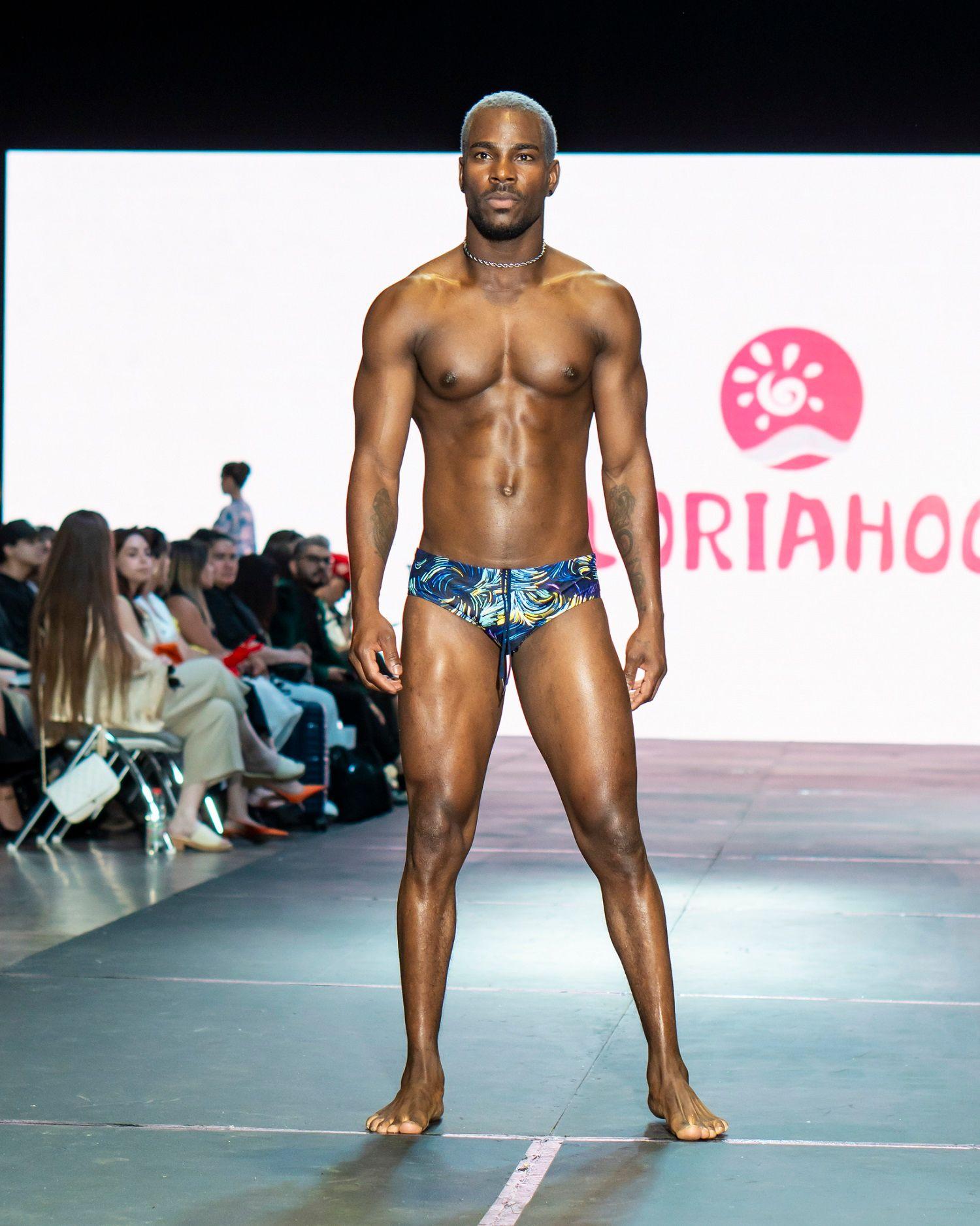 Tie Dye Traje De Baño Elástico Sexy Hombre Gloriahoon-4