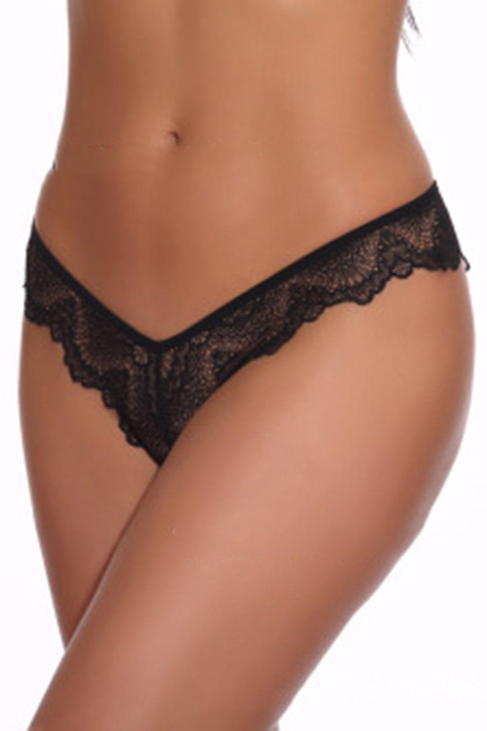 Tanga Calzón Lazo Sexy Lencería Crisscross Gloriahoon-1