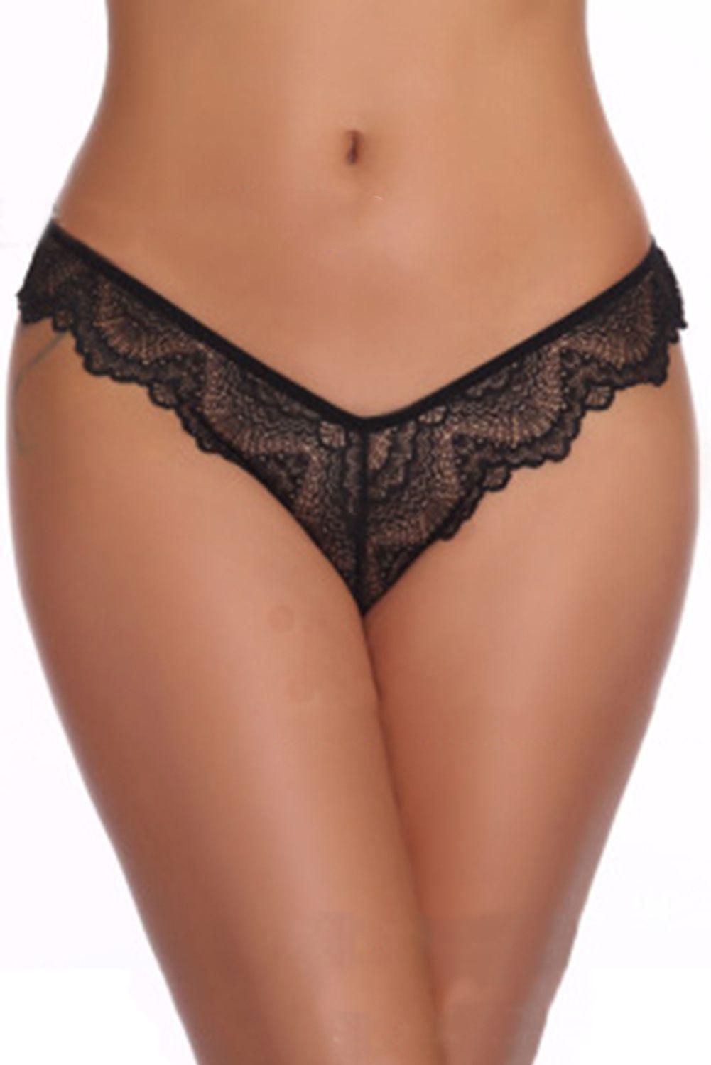 Tanga Calzón Lazo Sexy Lencería Crisscross Gloriahoon-3