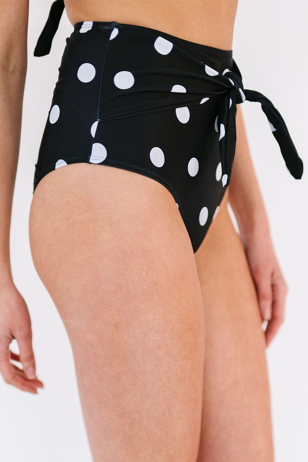 Calzon Bottom De Baño Talle Alto Control Lunares Gloriahoon-7