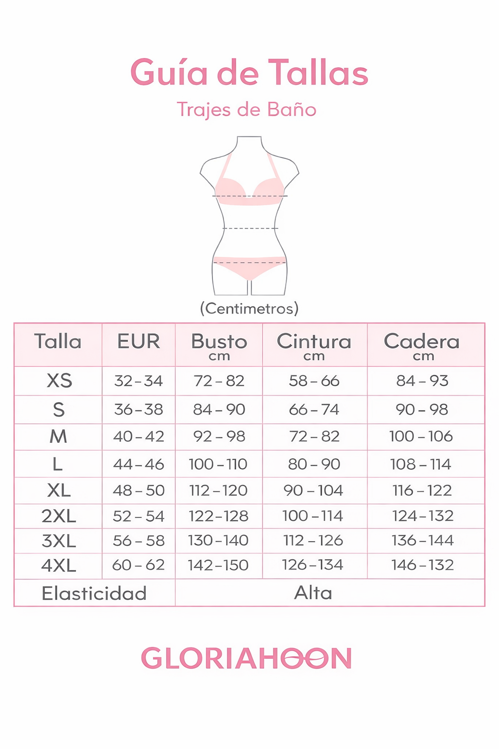Traje de baño bikini mujer argollas deluxe Gloriahoon-4