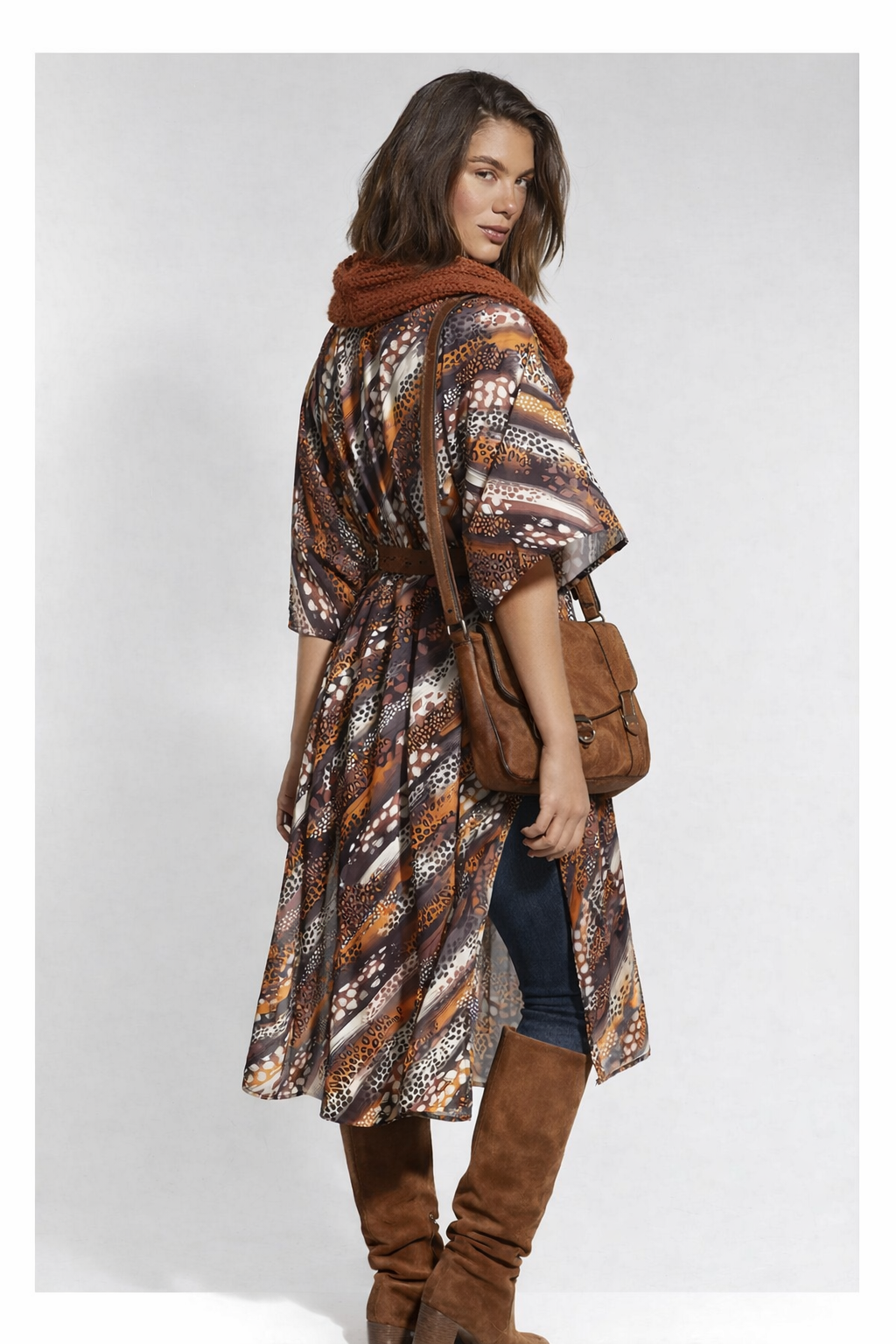 Docor España Kimono camisola mujer diseño Africa -3