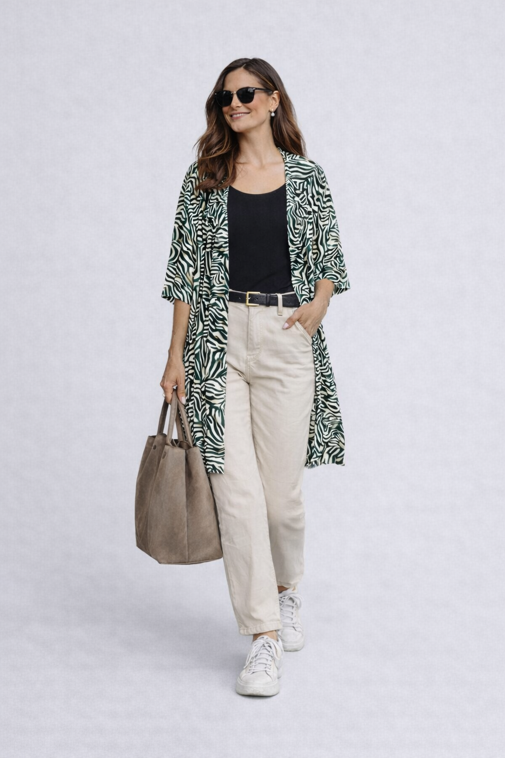 Docor España Kimono camisola mujer diseño Print-2