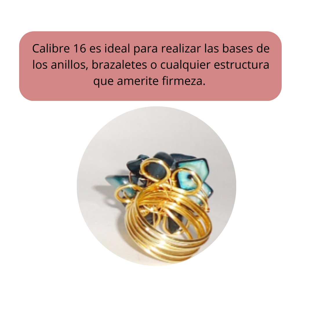 Alambre Para Bisutería Americraft Supply Calibre 16-2