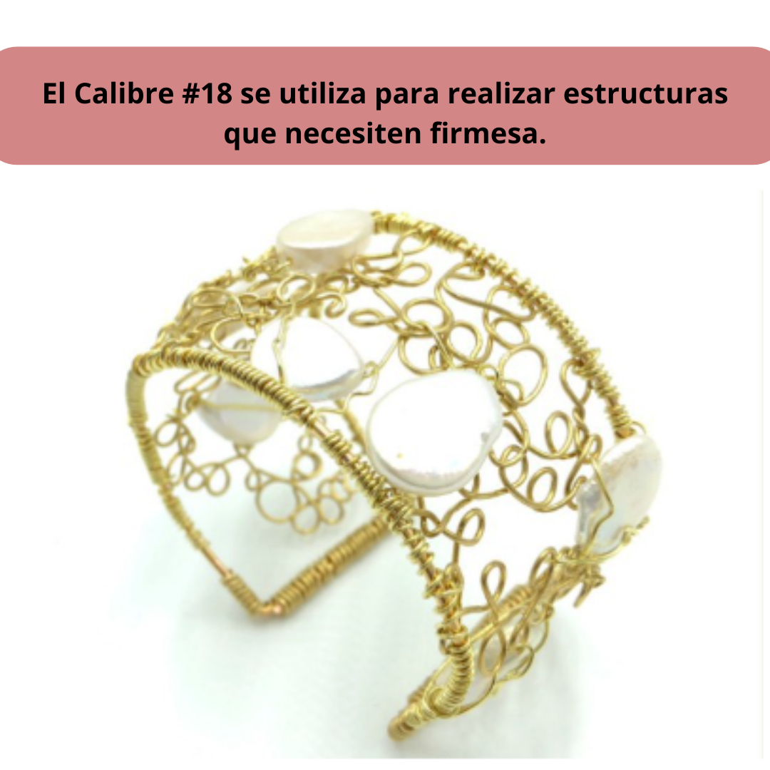 Alambre Para Bisuteria Americraft Supply Calibre 18 -2