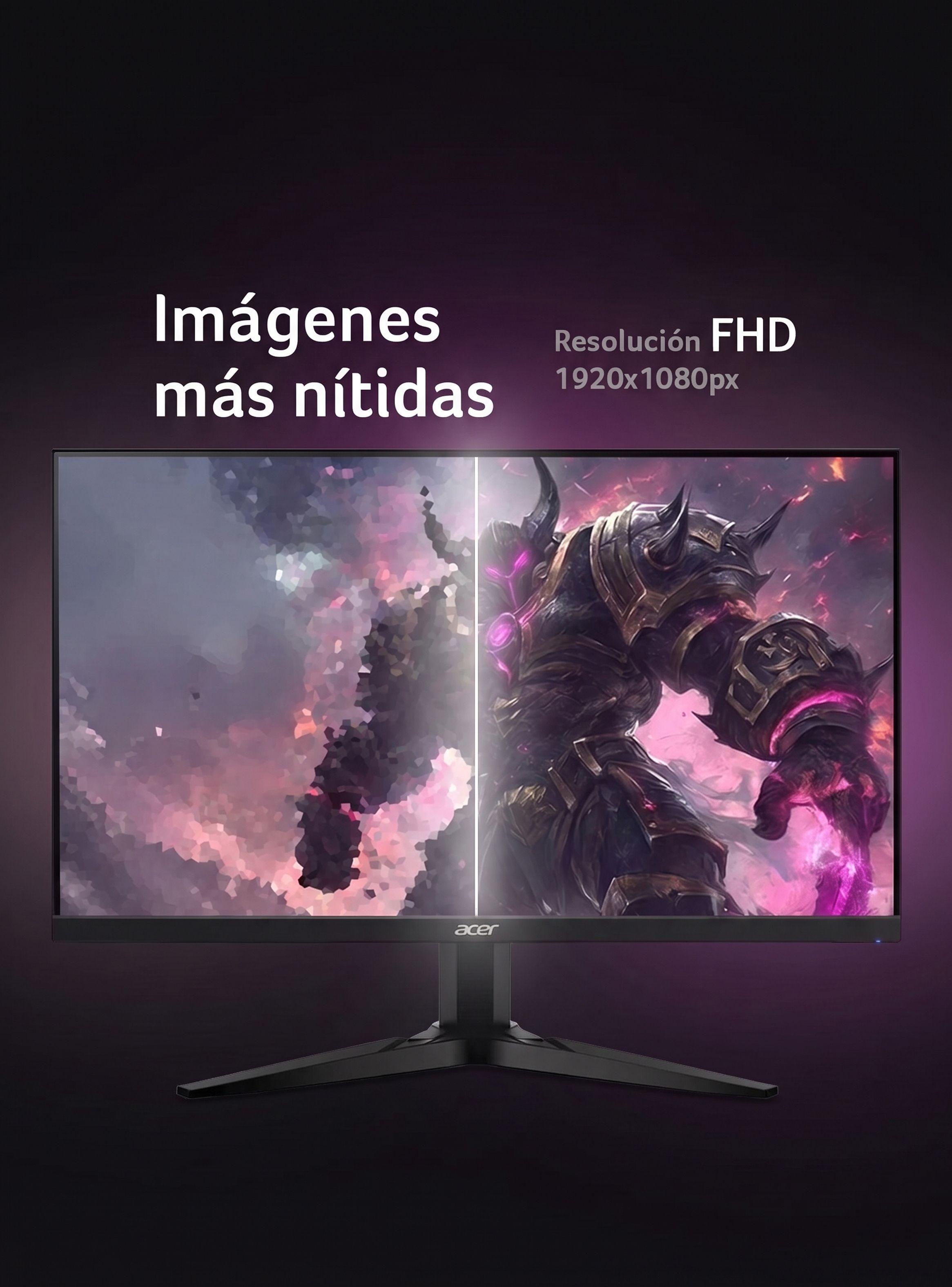 Monitor Acer 23'8 Ips /fhd/ 180 Hz / 1 Ms Vrb / 250 Nt / Hdr-2