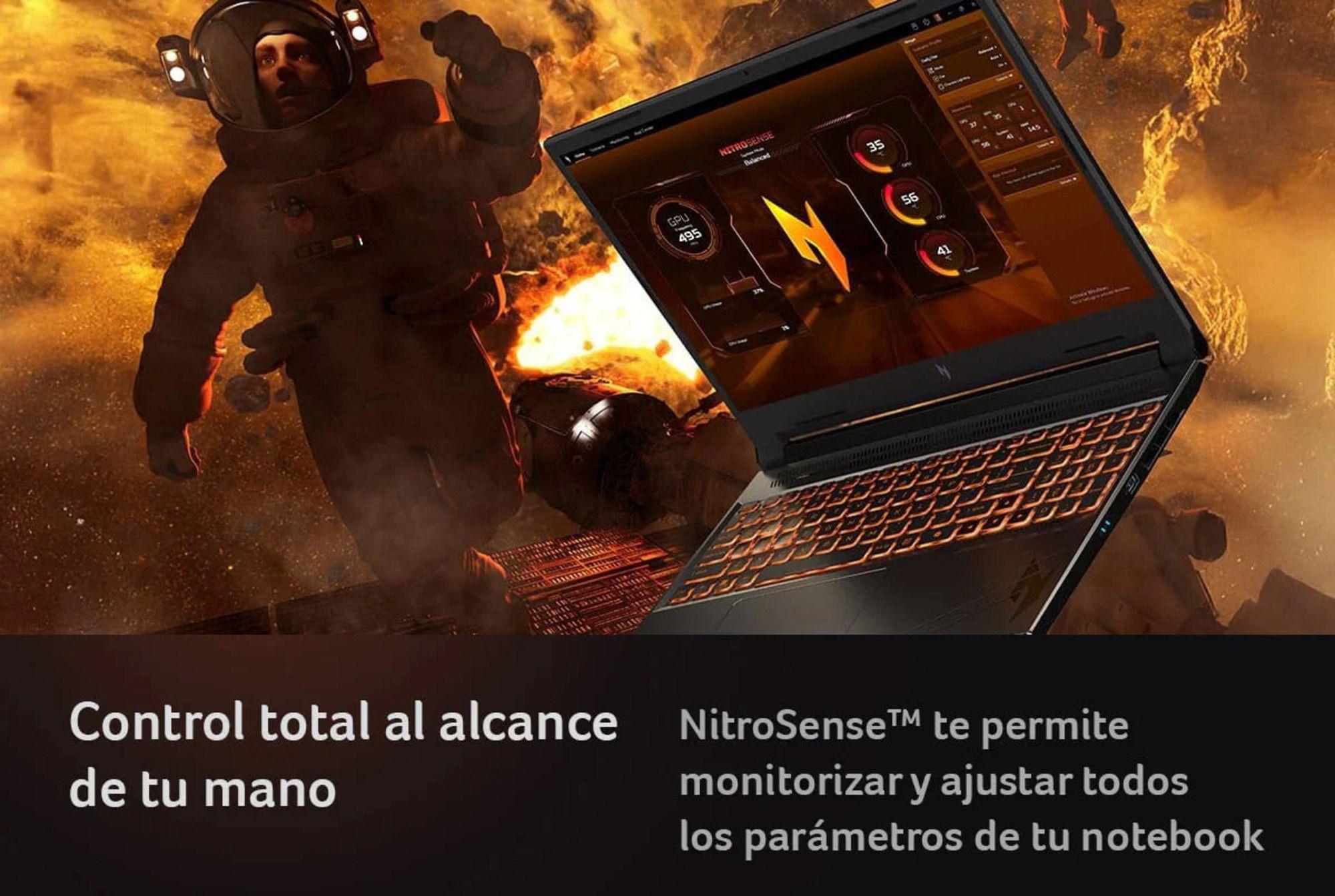 Notebook  ACER Nitro V15 ANV15-42-R50C-2 /AMD Ryzen 7 /RTX 4050/ 32GBRAM/512GB SSD / FHD 15'-5