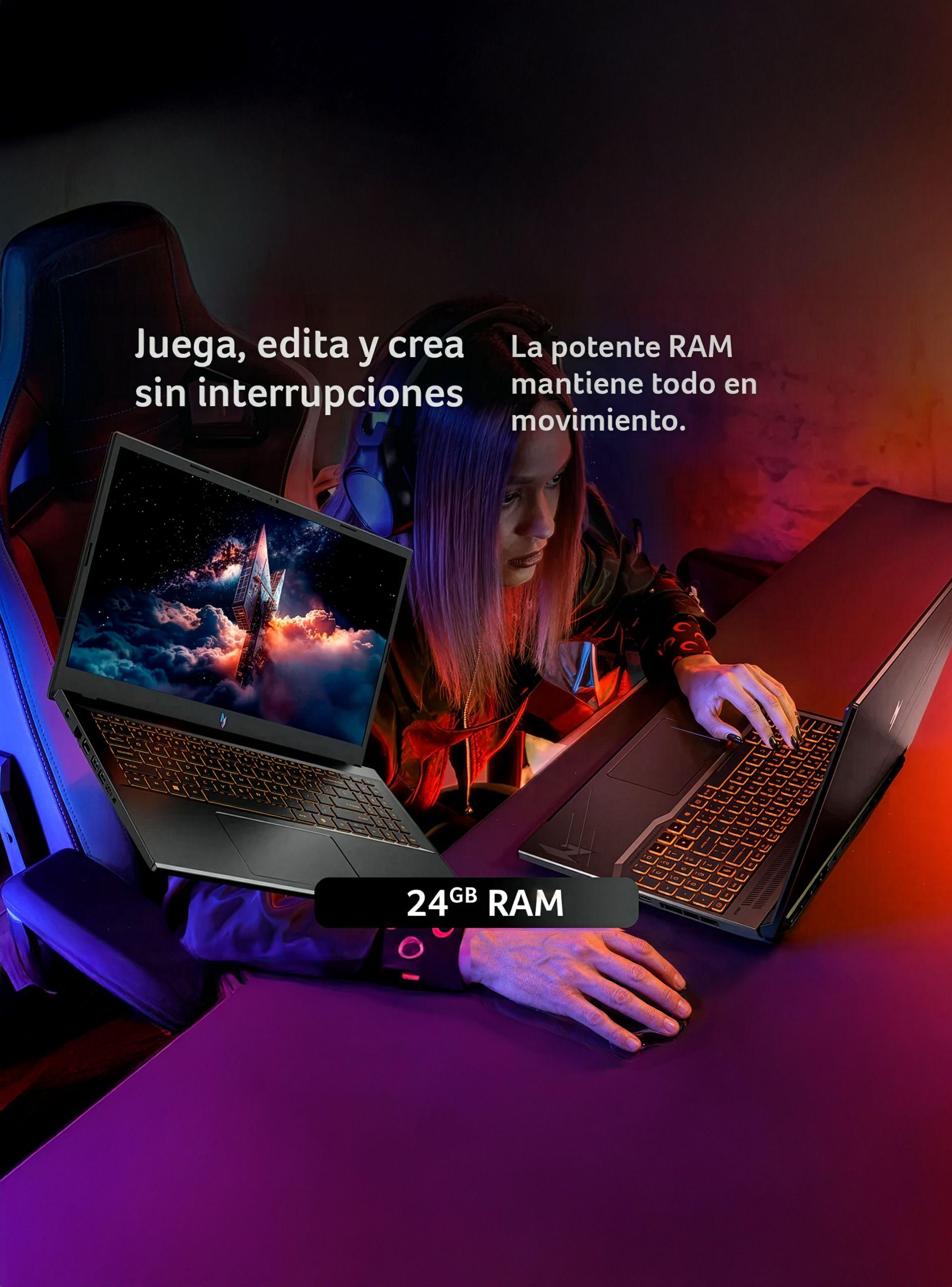 Notebook ACER  Gamer V15 ANV15-52-73S9-1 /IntelCorei7 13620H / NVIDIA RTX 5050 / 24GB RAM/512 GB SSD-2