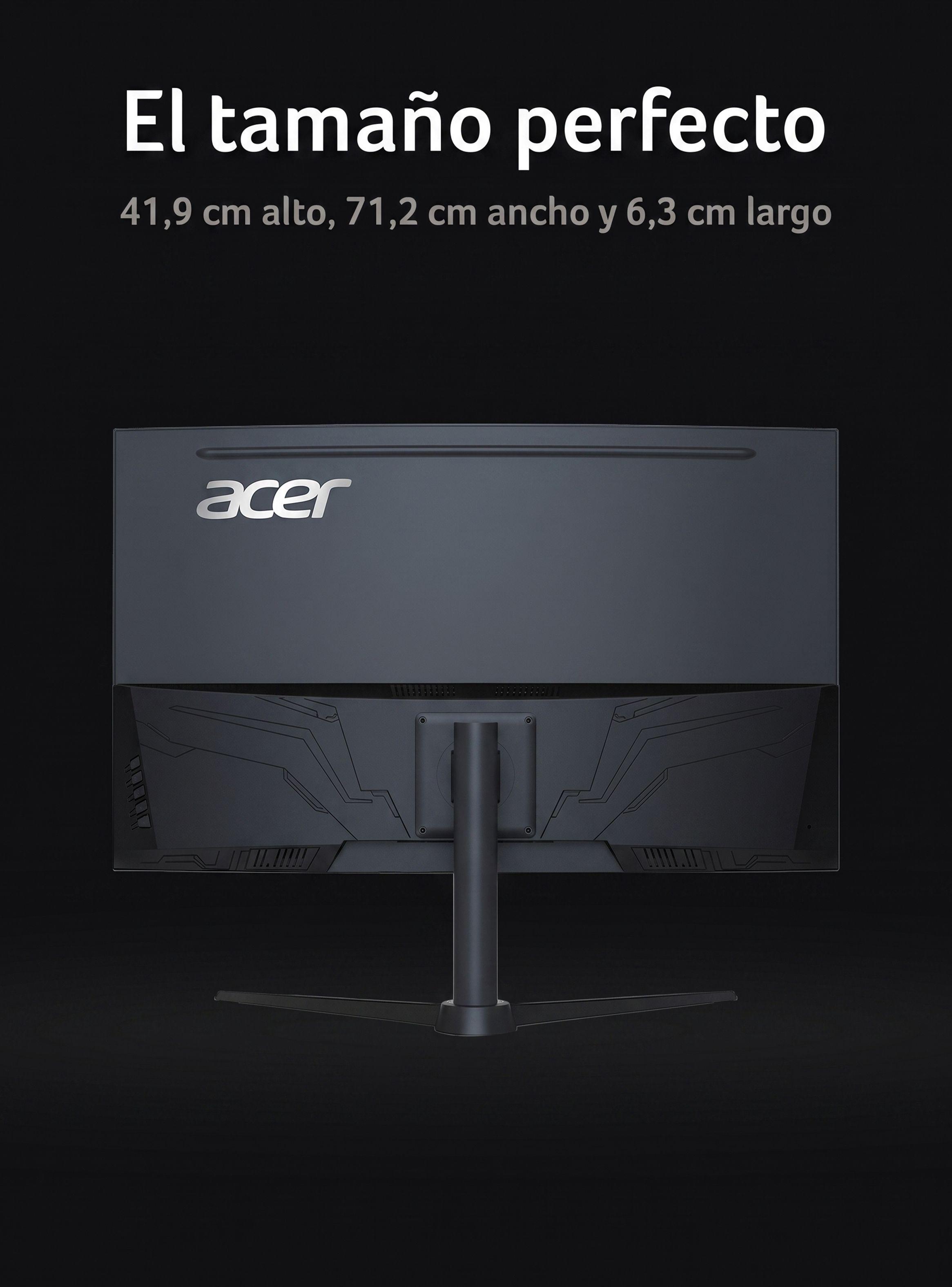Monitor Gamer ACER  Curvo XZ320Q / 31.5" FHD / Panel VA/ 240 hz /1 ms VRB-6