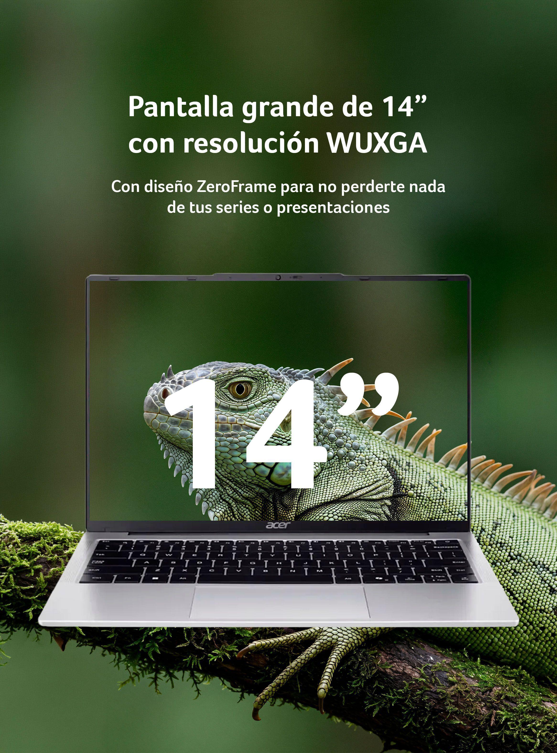 Notebook Aspire Lite AL14-31P-3591-6 Intel Core i3 8 Núcleos 8GB RAM 128GB SSD 14" WUXGA-1