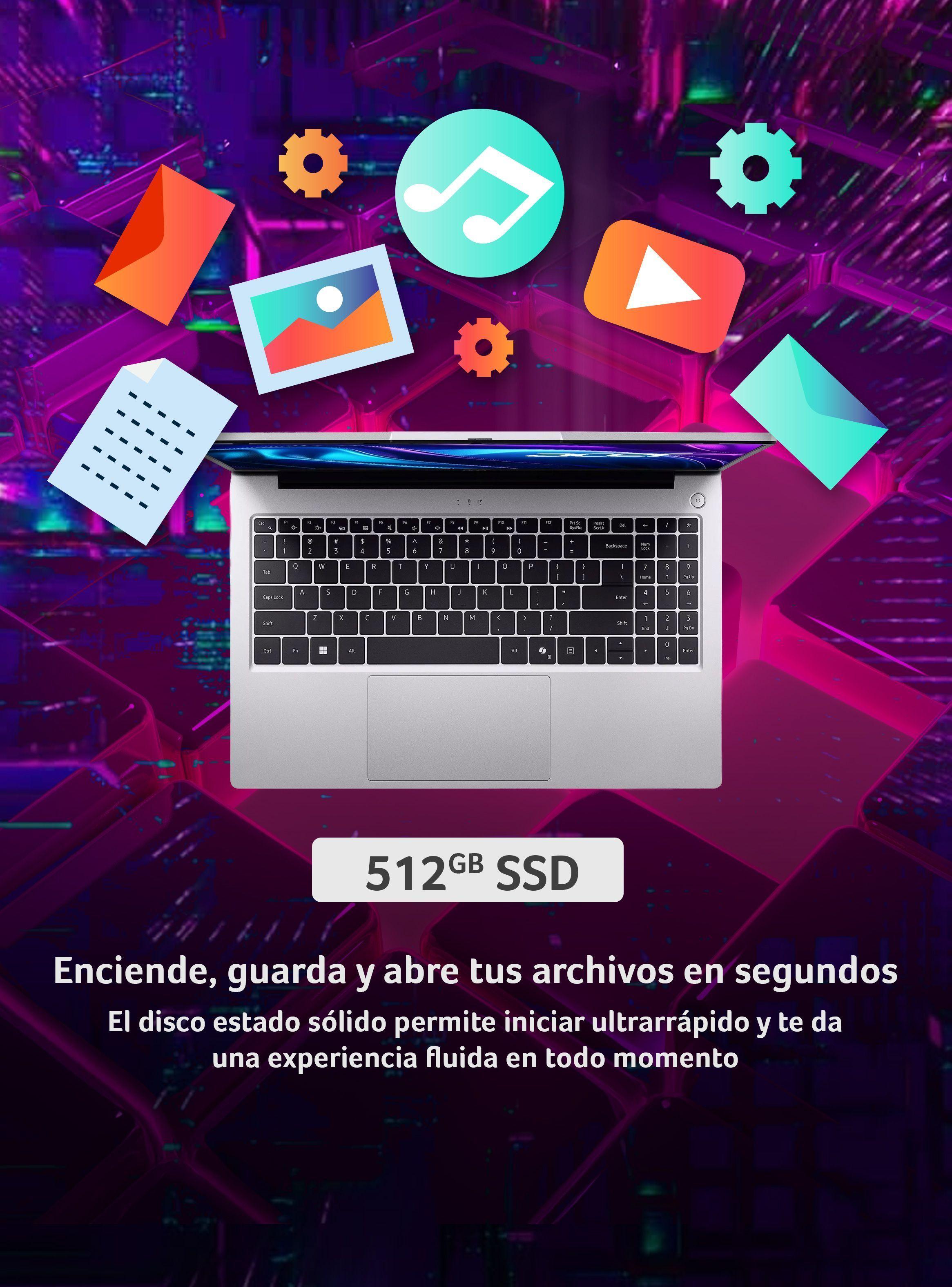 Notebook Aspire Lite AL15-41P-R0ZY-2 AMD Ryzen 5 8GB RAM 512GB SSD 15,6" FHD-2