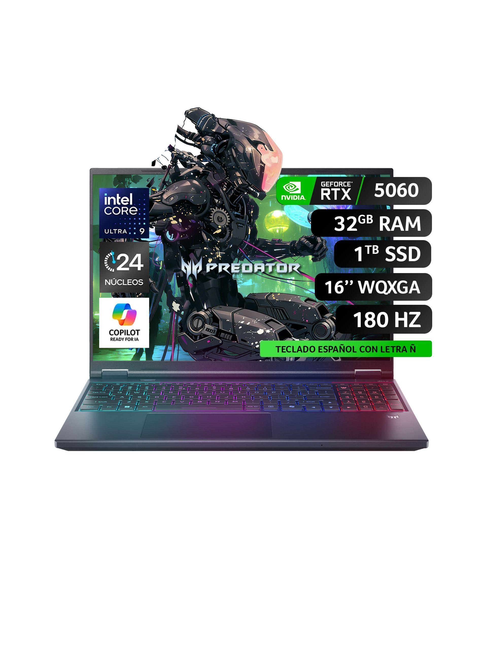 Notebook Gamer Predator Helios Neo 16 Intel Core Ultra 9 275HX 32GB RAM 1TB SSD 16" WQXGA 180Hz-0