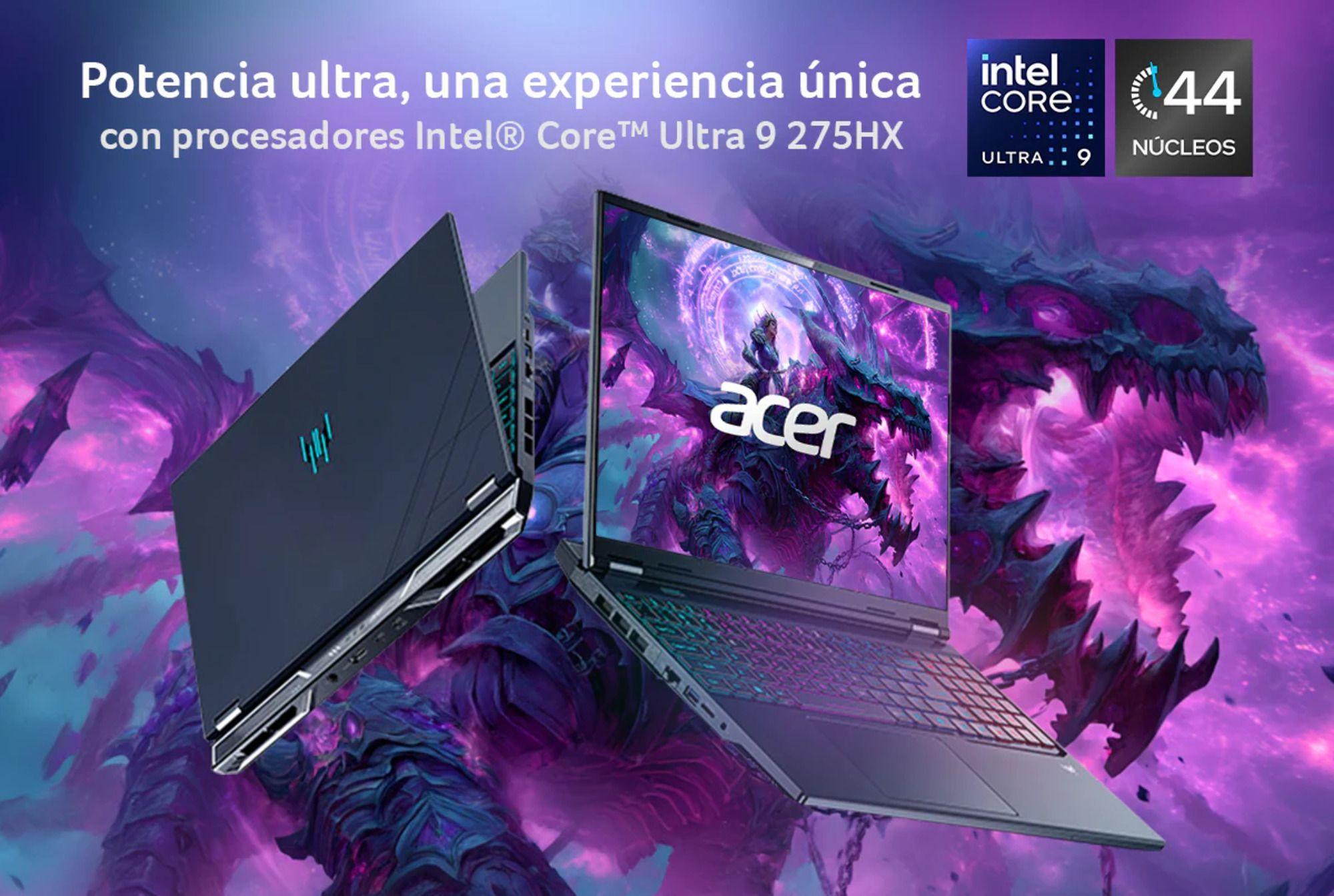Notebook GAMER ACER / Intel Core Ultra 9 /1 TB SSD / 32 GB RAM / RTX 5070 TI /16'-4