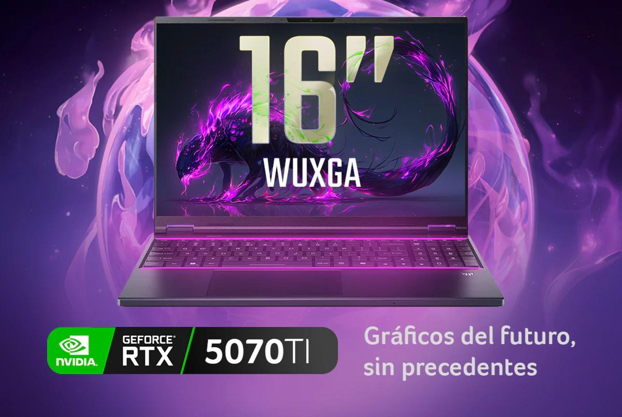 Notebook GAMER ACER / Intel Core Ultra 9 /1 TB SSD / 32 GB RAM / RTX 5070 TI /16'-6