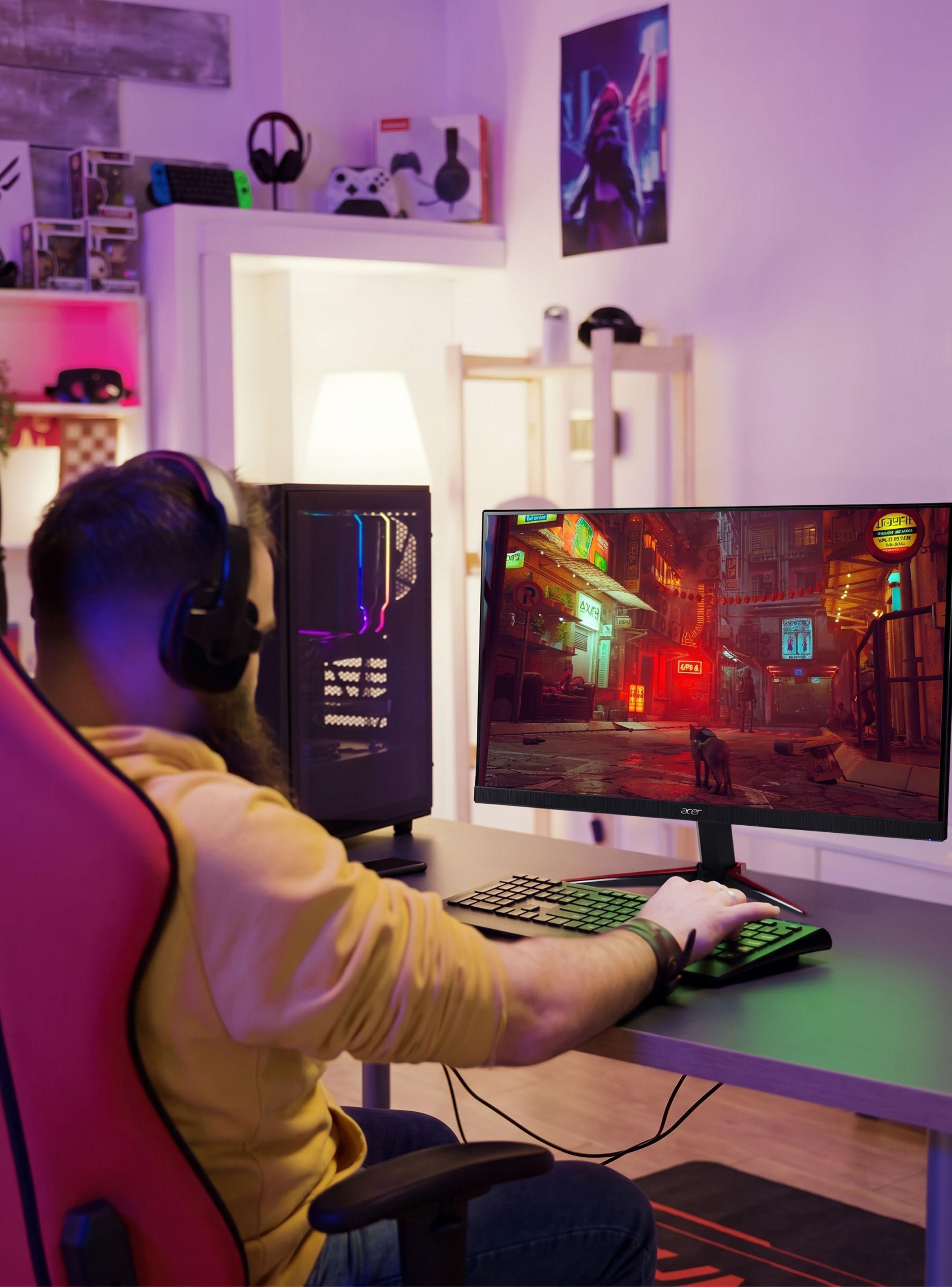 Monitor Gamer Acer Nitro VG270 / 27 Pulgadas IPS / FHD  /  180 Hz / Refresco de 0.5 -2
