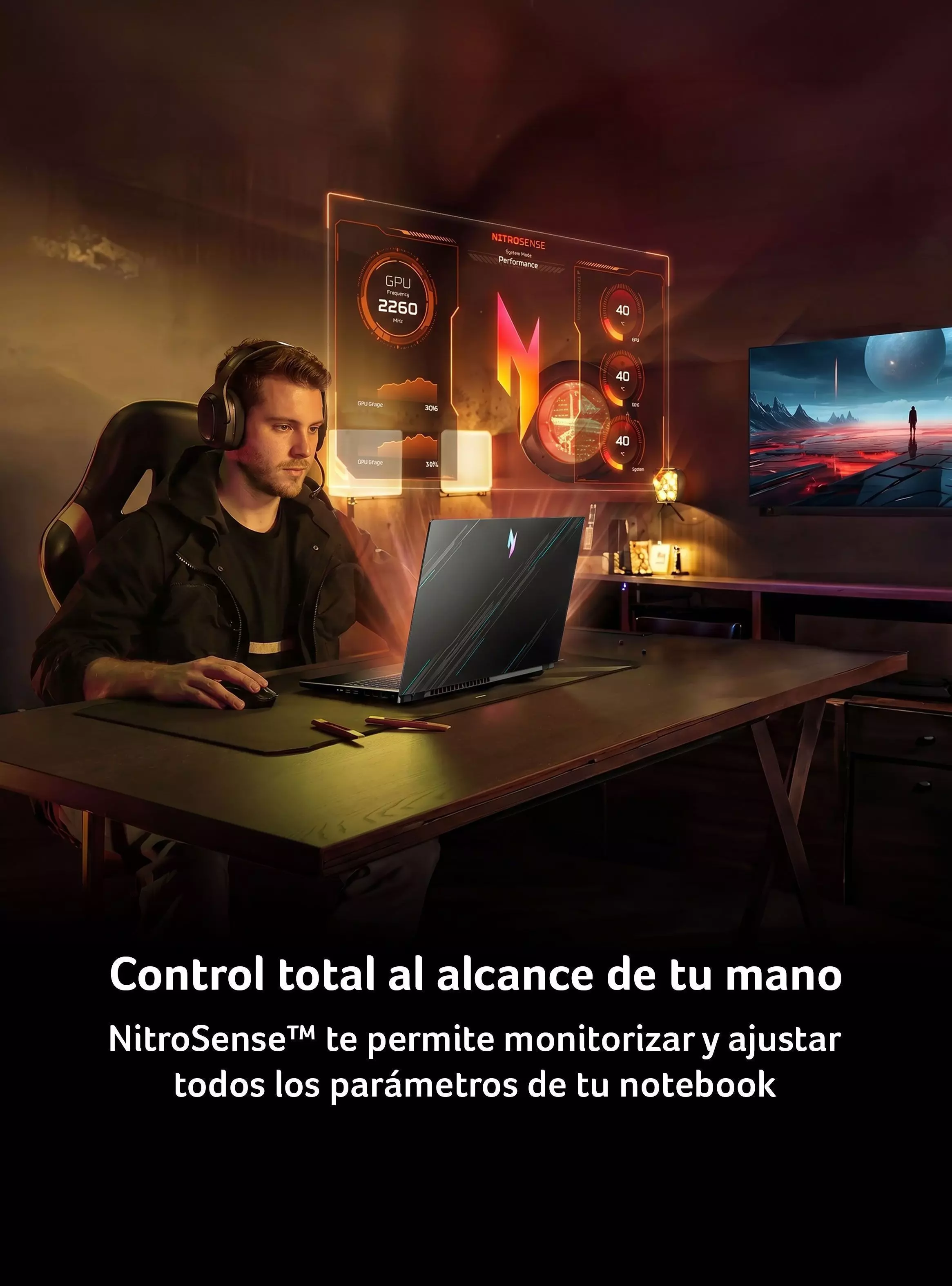 Notebook Gamer Acer Nitro ANV15-41-R6HJ-1 AMD Ryzen 5 RTX 3050 8GB RAM 512GB SSD 15.6" FHD 165Hz-4