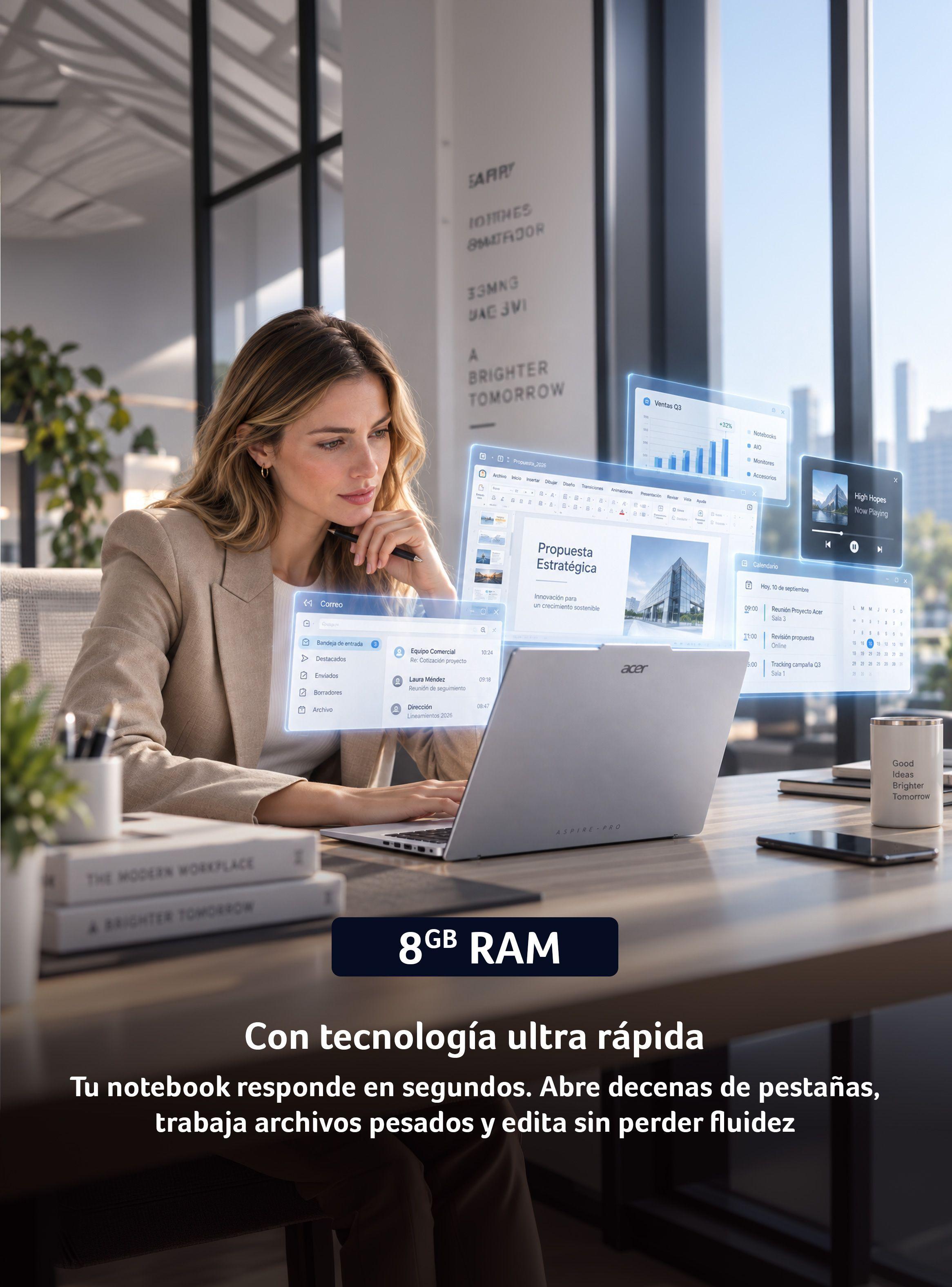Notebook Acer APRO15-41P-R562-3  15'6 + Ryzen 7 + 16gb Ram + 512 Ssd-5