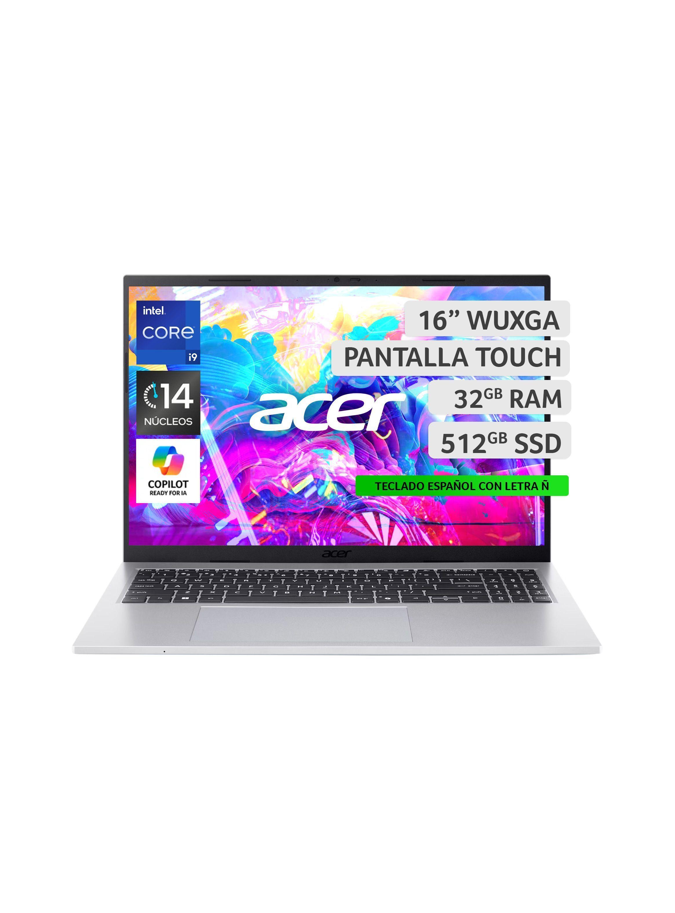 Notebook Touch Aspire GO 16 AG16-71PT-91CE-1 Intel Core i9 32GB RAM 512GB SSD 16" WUXGA-0