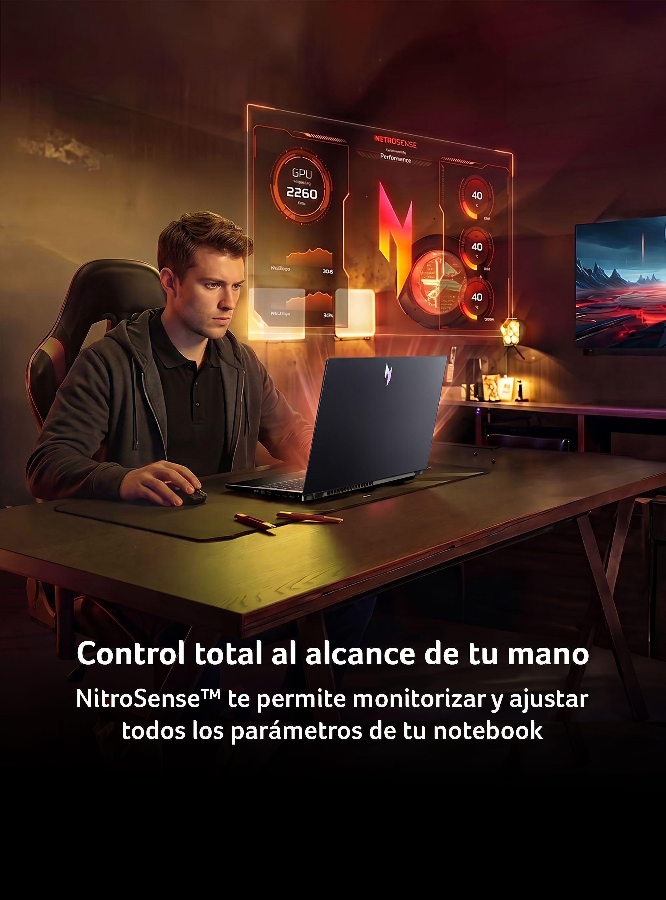 Notebook ANV15-A31-R8WU-1 Acer Gamer Ryzen 7 / 16 Gb /512 Ssd/ Rtx 5060-2