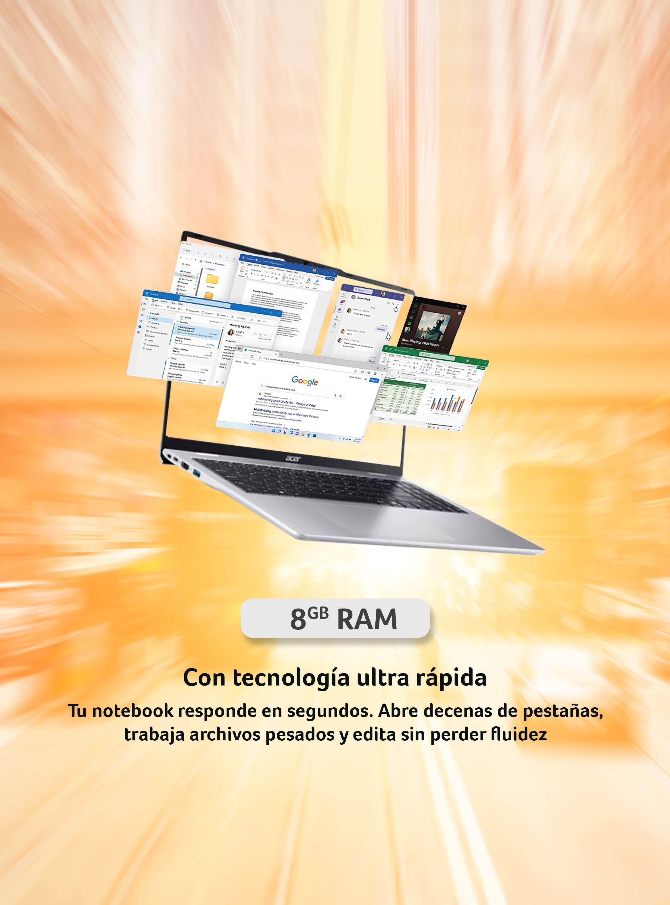 Notebook  IA Aspire Lite AL16-53P-578Y-3 | Intel® Core™ Ultra 5 | 8GB RAM | 512GB SSD | 16" WUXGA -5