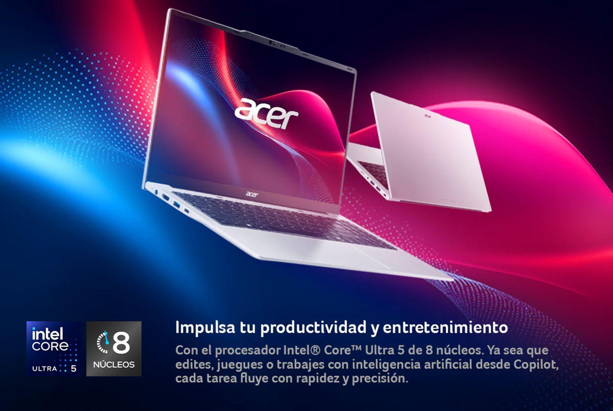 Notebook IA Acer Aspire Lite AL16-53P-578Y-1 | Intel Core Ultra 5 16GB RAM 512GB SSD 16" WUXGA-2