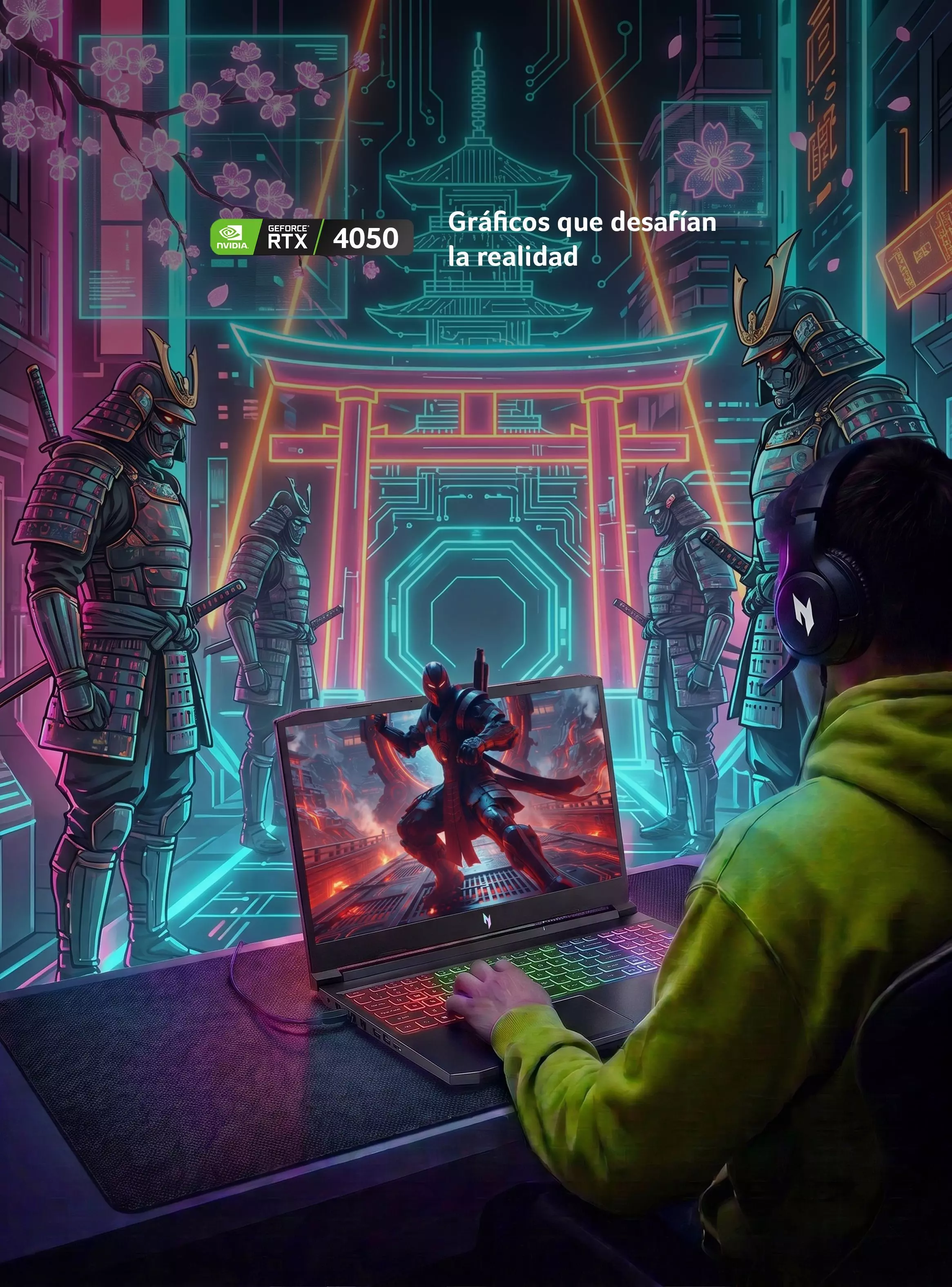 Notebook Gamer Nitro V15 ANV15-51-51LF-2 / Intel® Core™ i5 / GPU NVIDIA® RTX 4050 / 16GB RAM / 512GB-5
