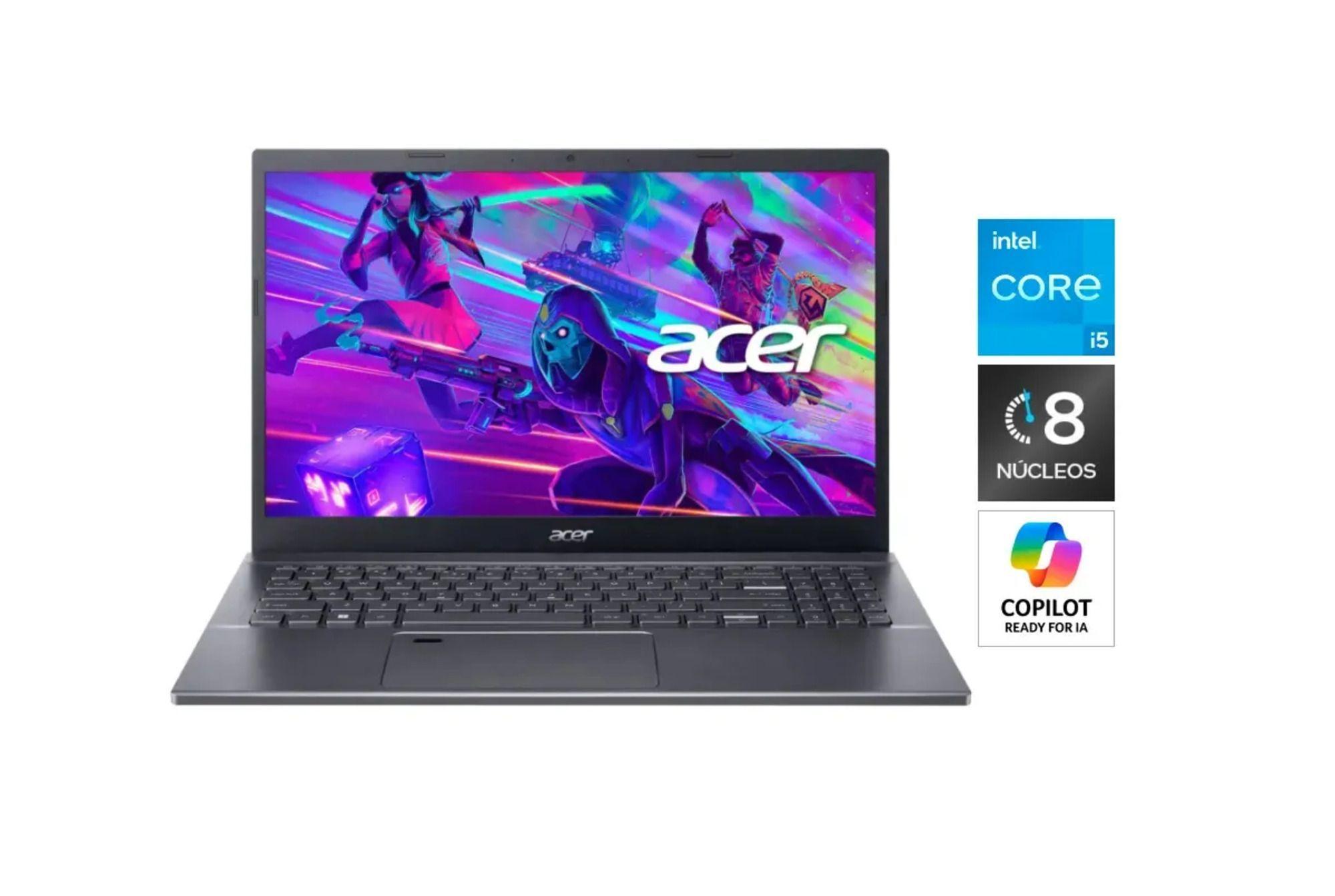 Notebook Gamer Aspire G A515-58GM-56XX-1 /Intel Core i5 8 Núcleos / NVIDIA RTX 2050 / 16 gb /512 SSD-4