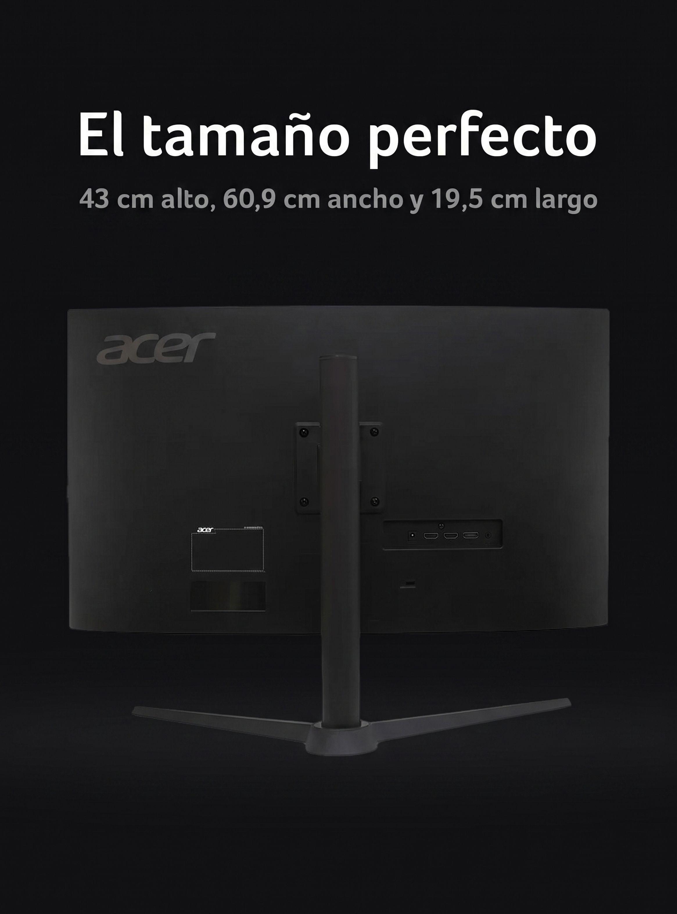 Monitor Acer Gamer Curvo XZ270 / 27"FHD/1500R / Panel VA /240HZ / 1MS VRB-6