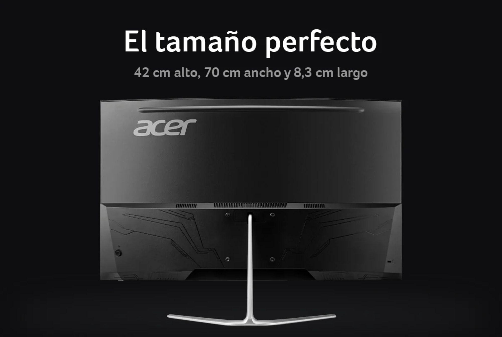 Monitor Gamer Curvo Acer EDA320Q 31.5" FHD Panel VA Zero-Frame 1Ms 180Hz-4