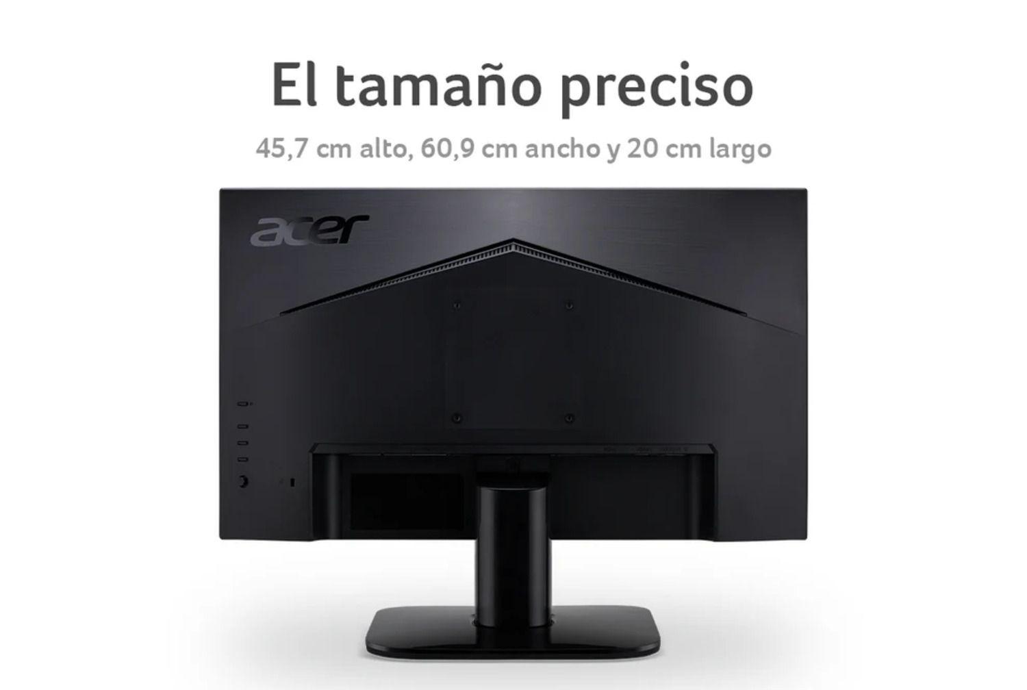 Monitor  Acer KB272 / 27 Pulgadas / FHD 1920 X 1080 / Frecuencia 100 Hz / 1 ms VRB / -2