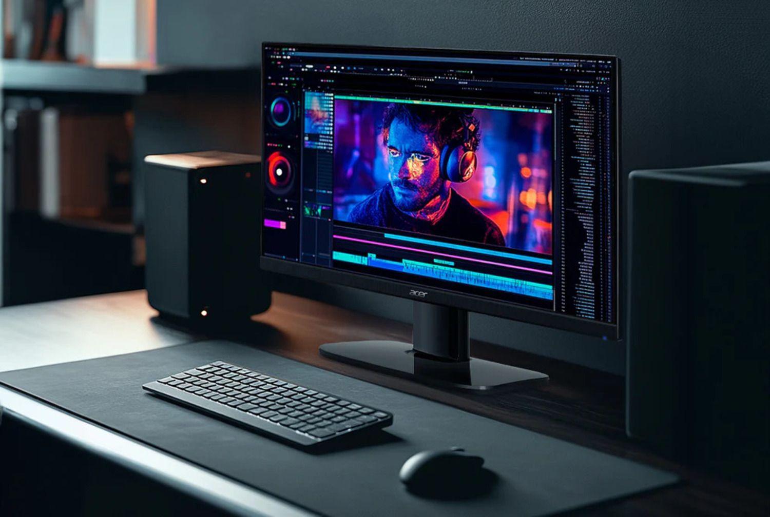 Monitor  Acer KB272 / 27 Pulgadas / FHD 1920 X 1080 / Frecuencia 100 Hz / 1 ms VRB / -7