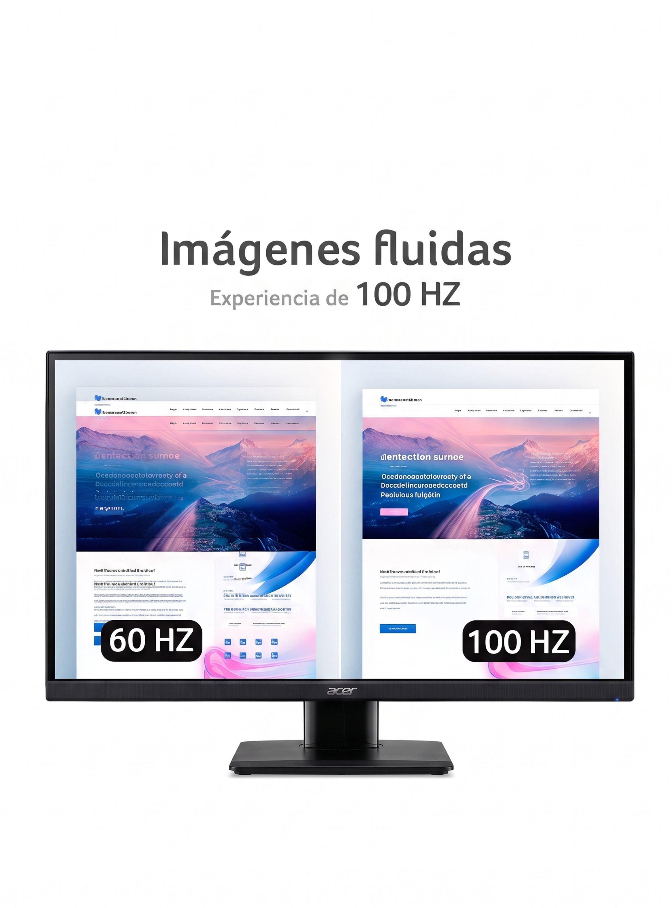 Monitor  Acer  / 27 Pulgadas / FHD 1920 X 1080 / Frecuencia 100 Hz / 1 ms VRB / -2