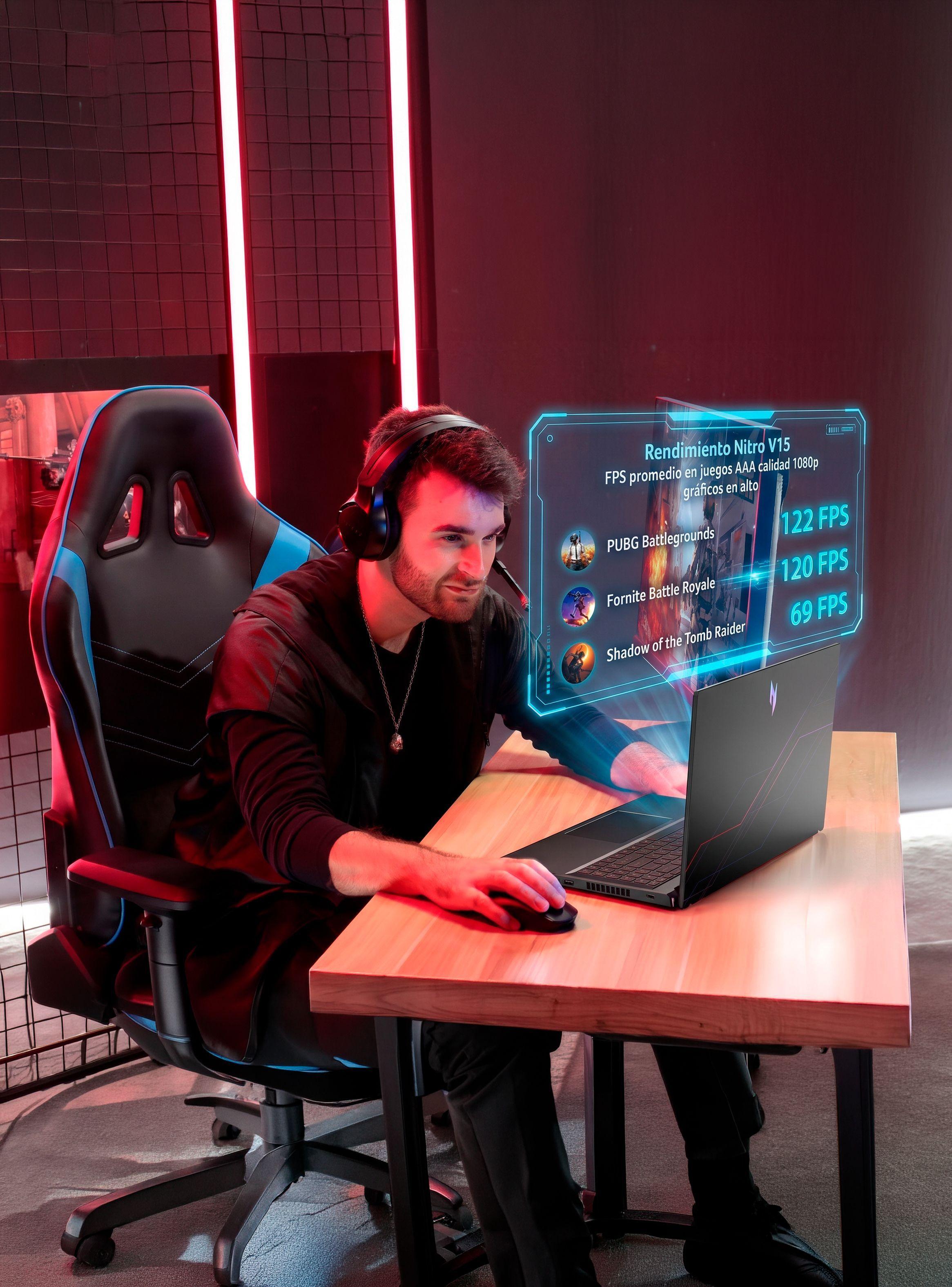 Notebook Gamer Nitro V15 ANV15-52-51Z7-1 Intel Core 5 RTX 3050 16GB RAM 512GB SSD 15.6" FHD 165Hz-2