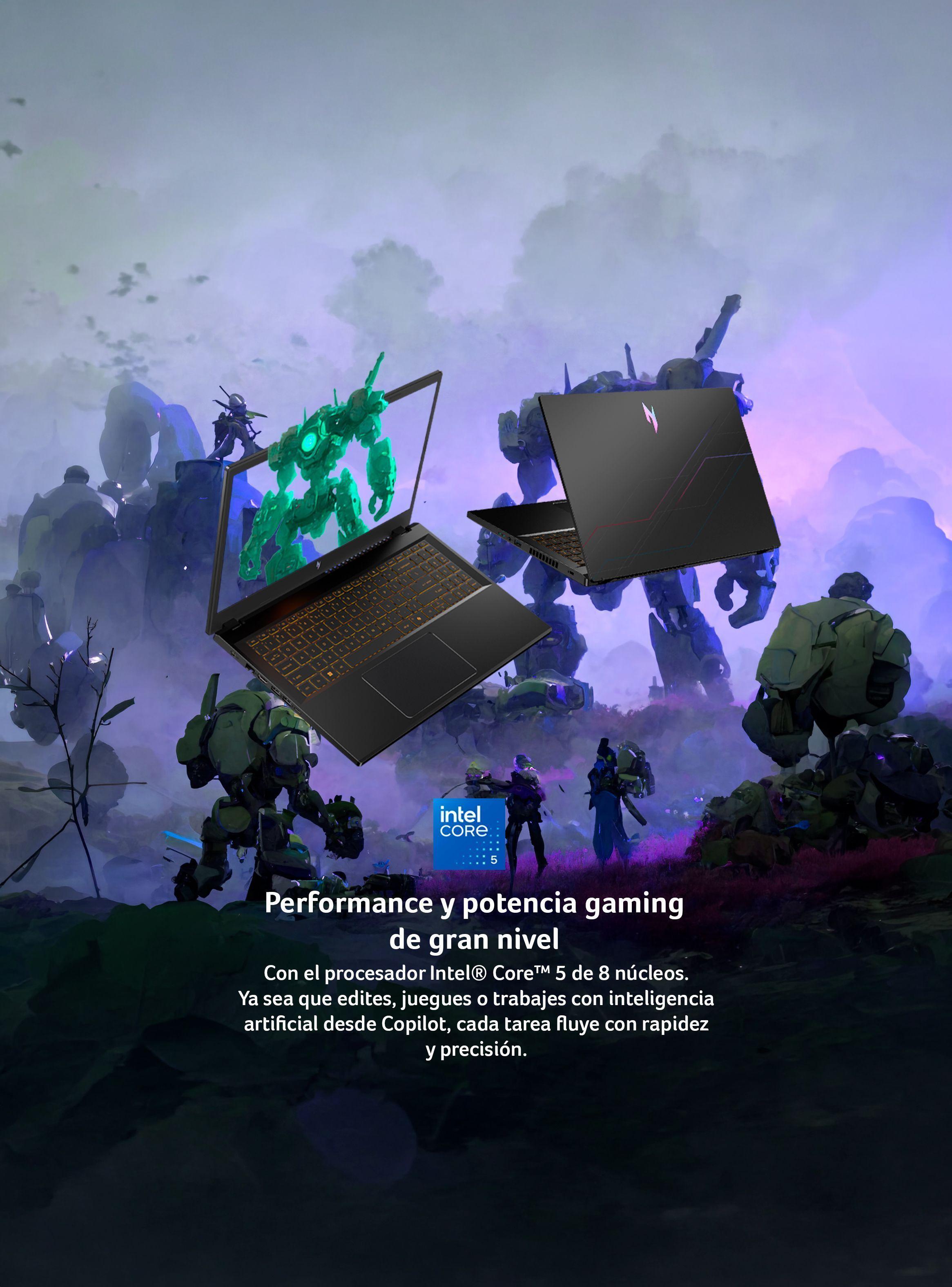 Notebook Gamer Nitro V15 ANV15-52-51Z7-1 Intel Core 5 RTX 3050 16GB RAM 512GB SSD 15.6" FHD 165Hz-4