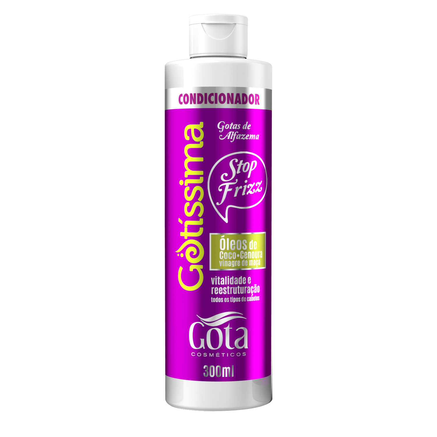 Kit Gotissima Stop Frizz 300 ml Gota Dourada-2