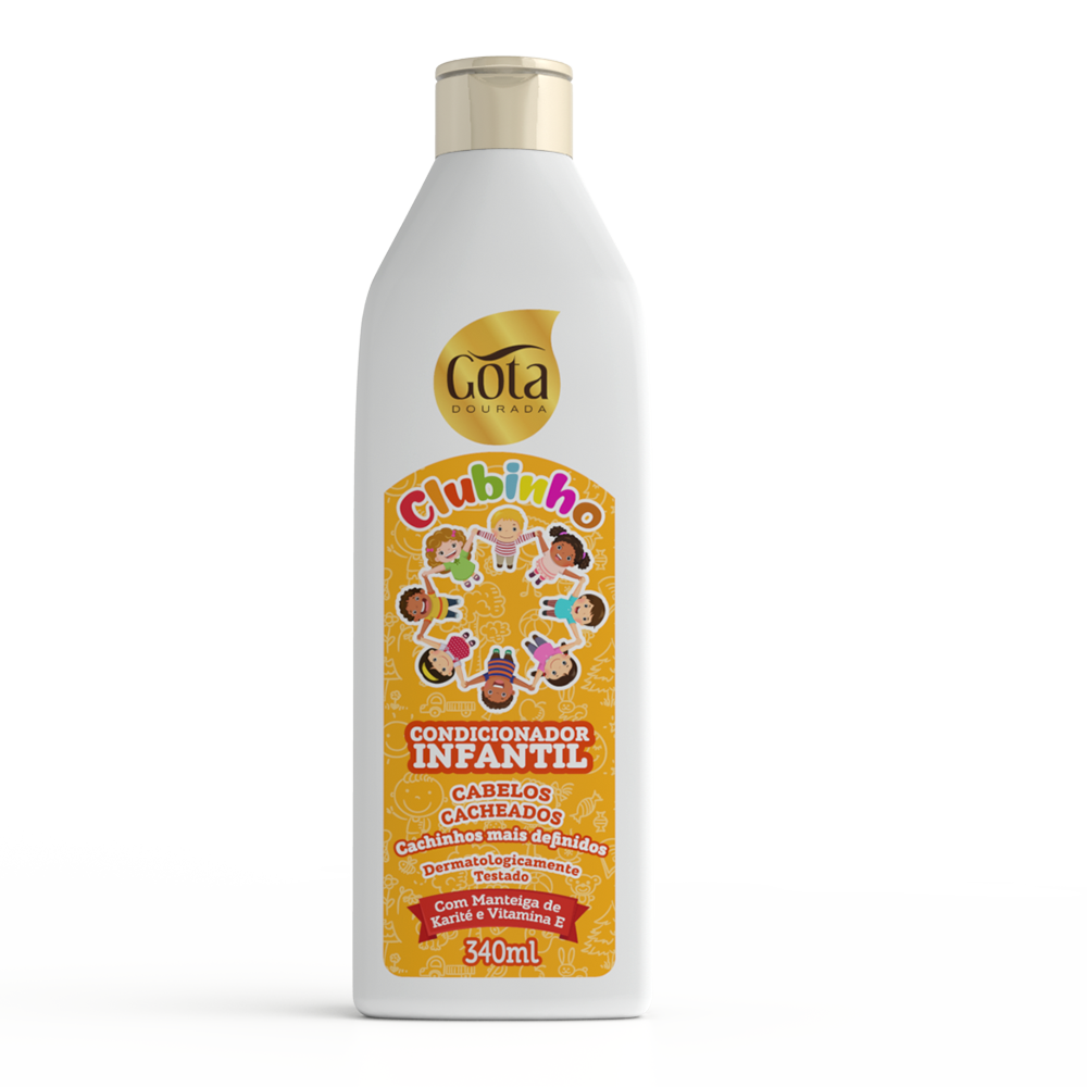 Kit Infantil Clubinho Rizados Shampoo Y Acondicionador + Crema de Peinar -2