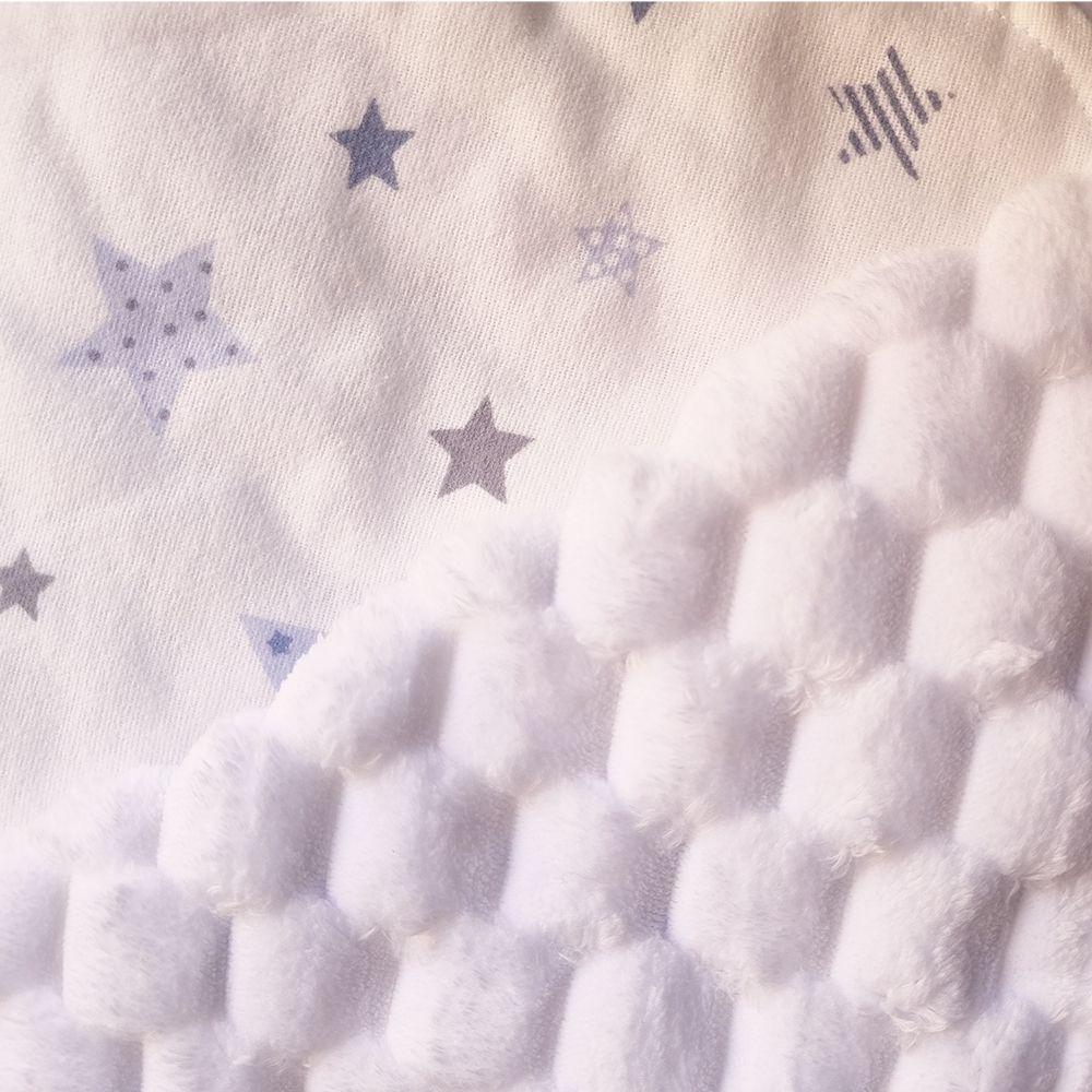 Frazada de Bebé Suave de Algodón 75 Cm X 75 Cm Estrellas-3