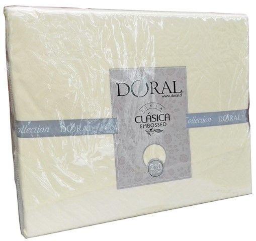 JGO DE SABANA CLASICA EMBOSSED 1.5 PZA. BLCA 210H-0