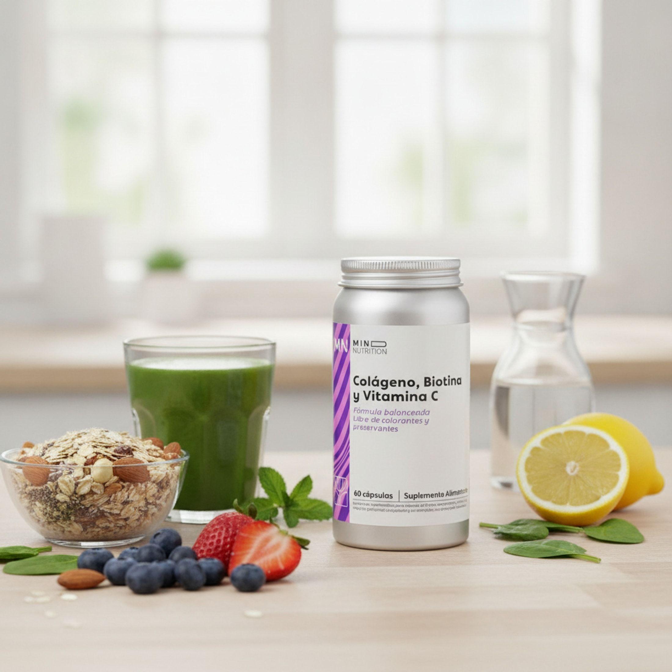 Colageno + Biotina + Vitamina C - 120 Caps  | Mind Nutrition-4
