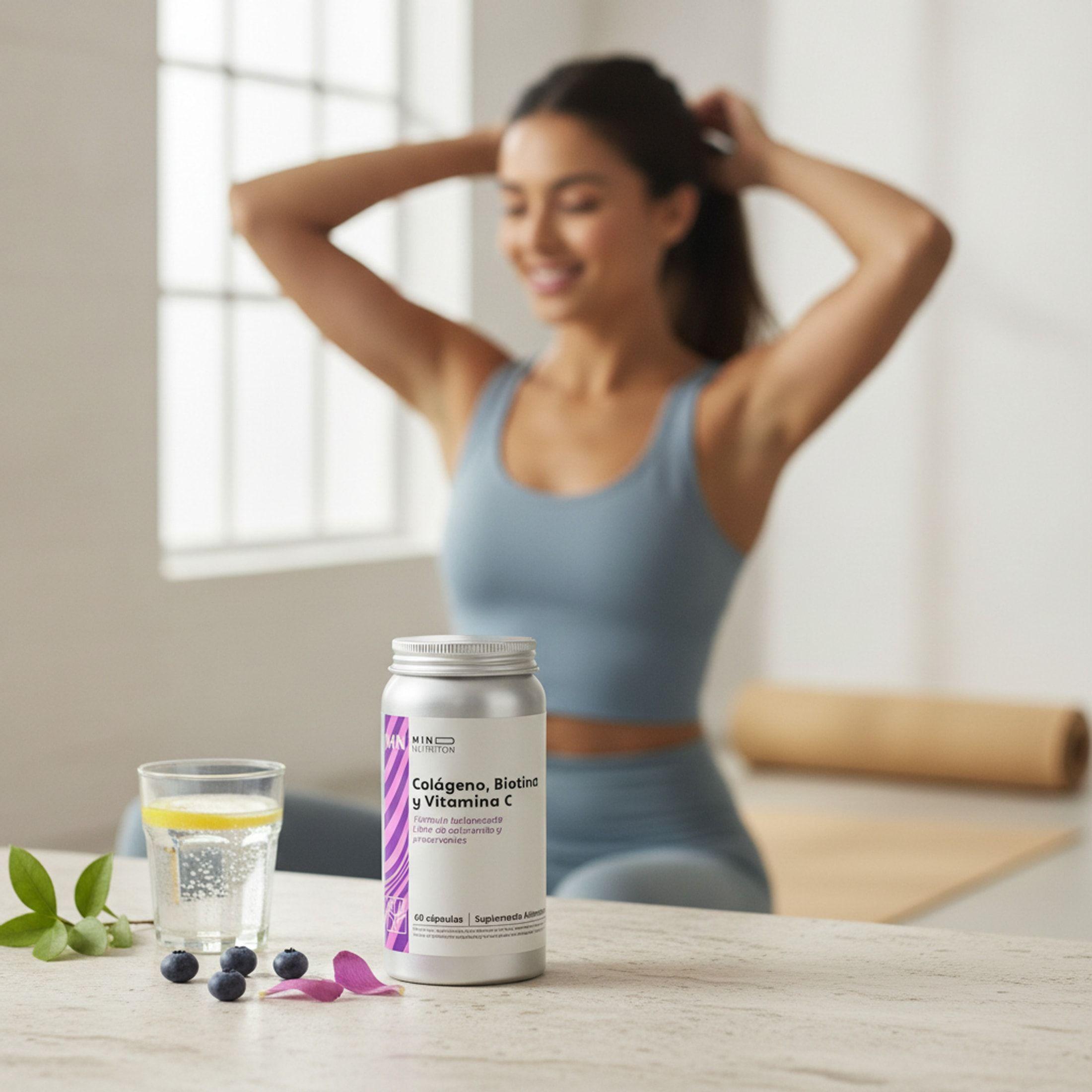 Colageno + Biotina + Vitamina C - 120 Caps  | Mind Nutrition-5