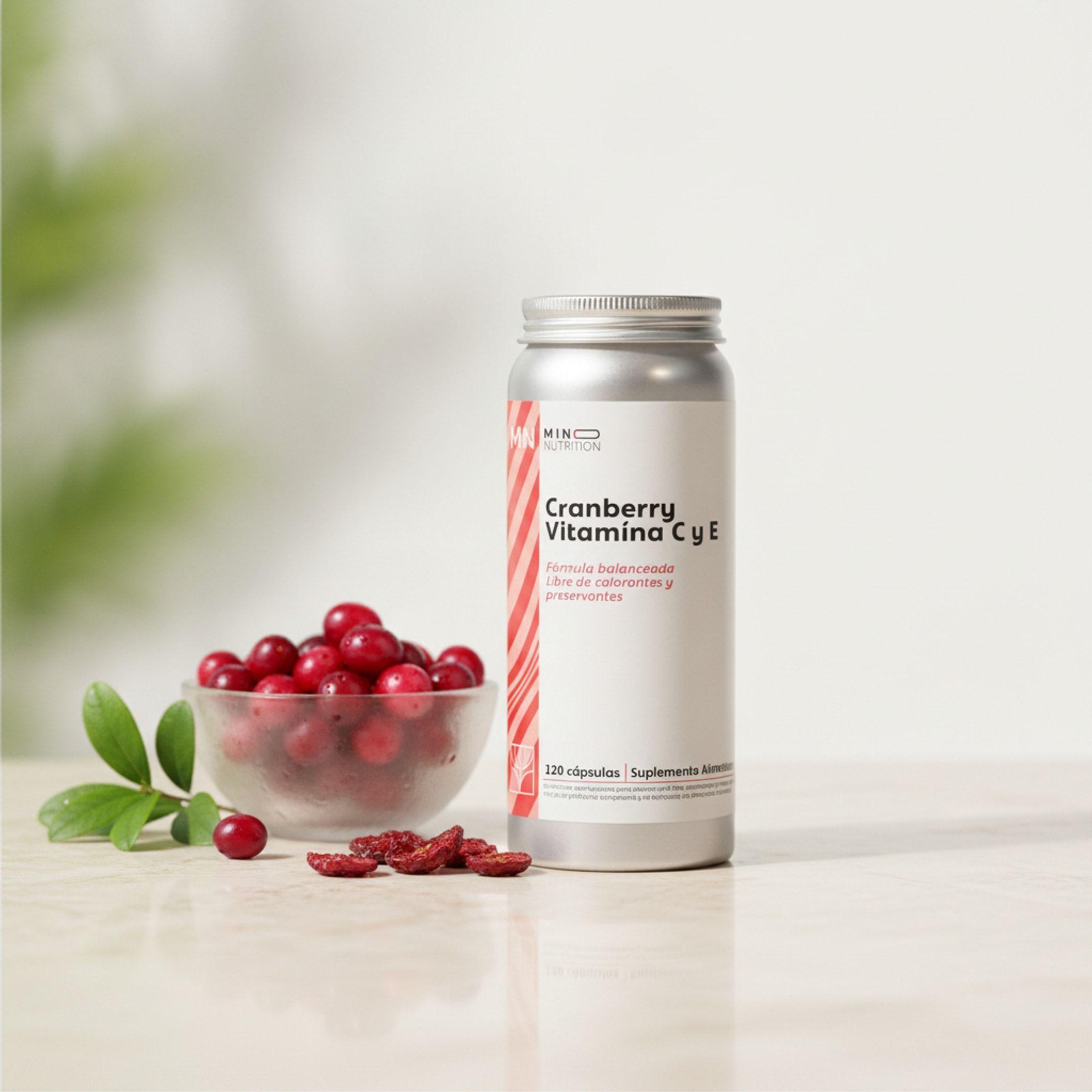 Cranberry + Vitamina C y E - 60 Caps  | Mind Nutrition-2