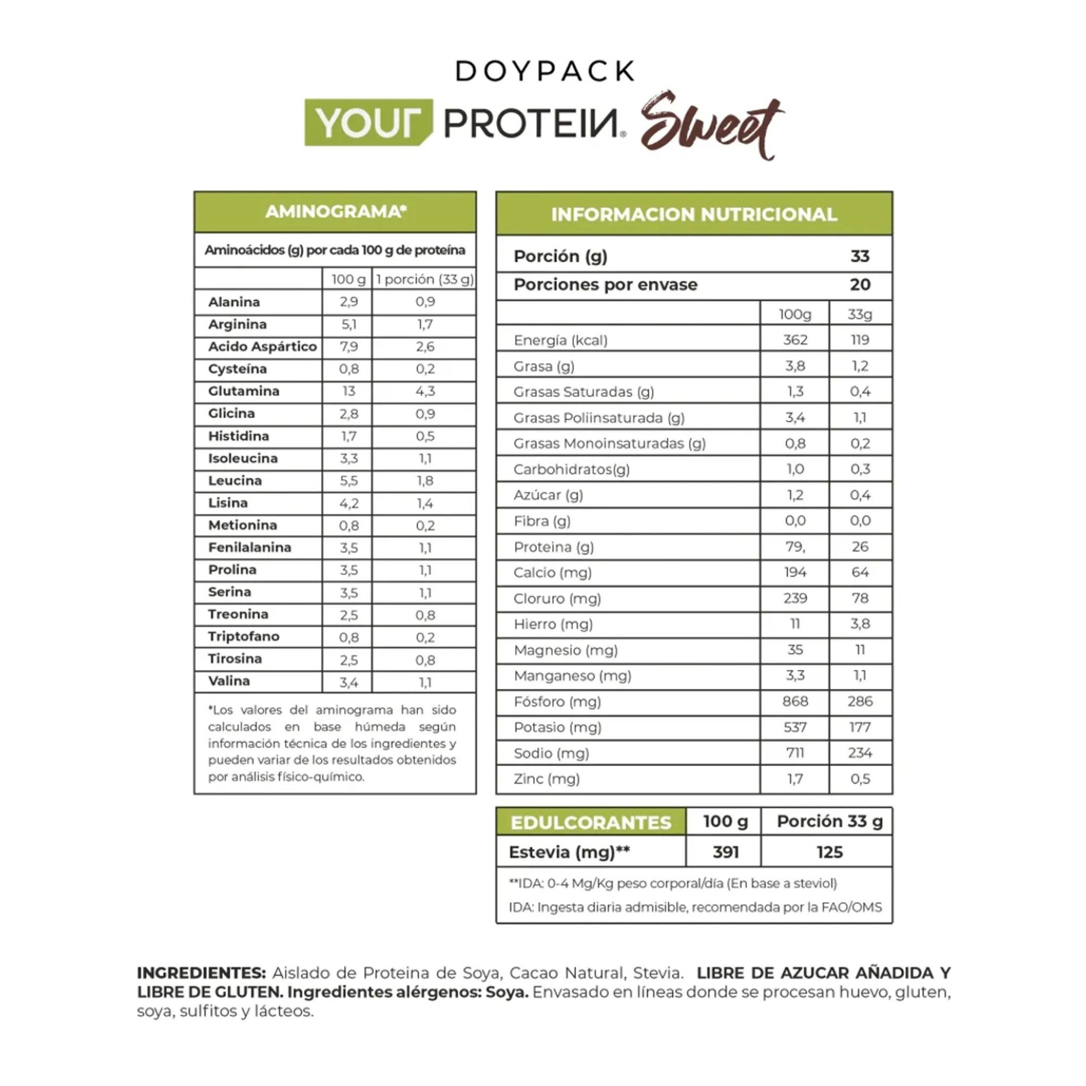 Your Protein VEGAN - Refill - Cacao | YPTN-1