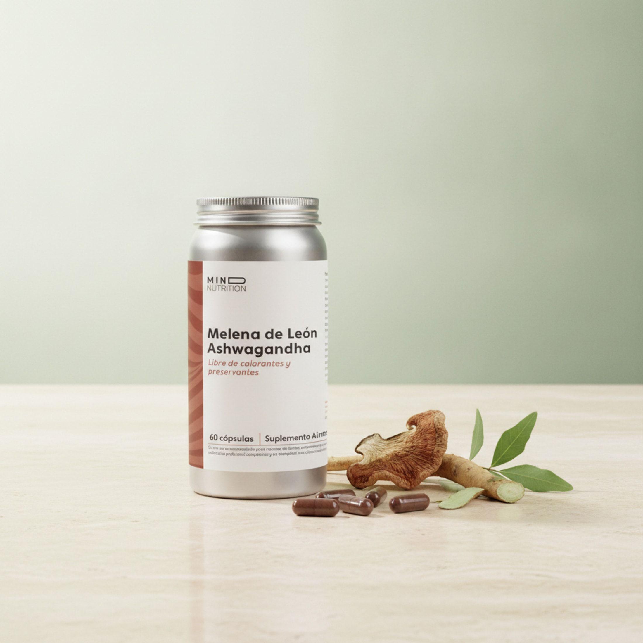 Melena De León + Ashwagandha - 60 caps | Mind Nutrition-2
