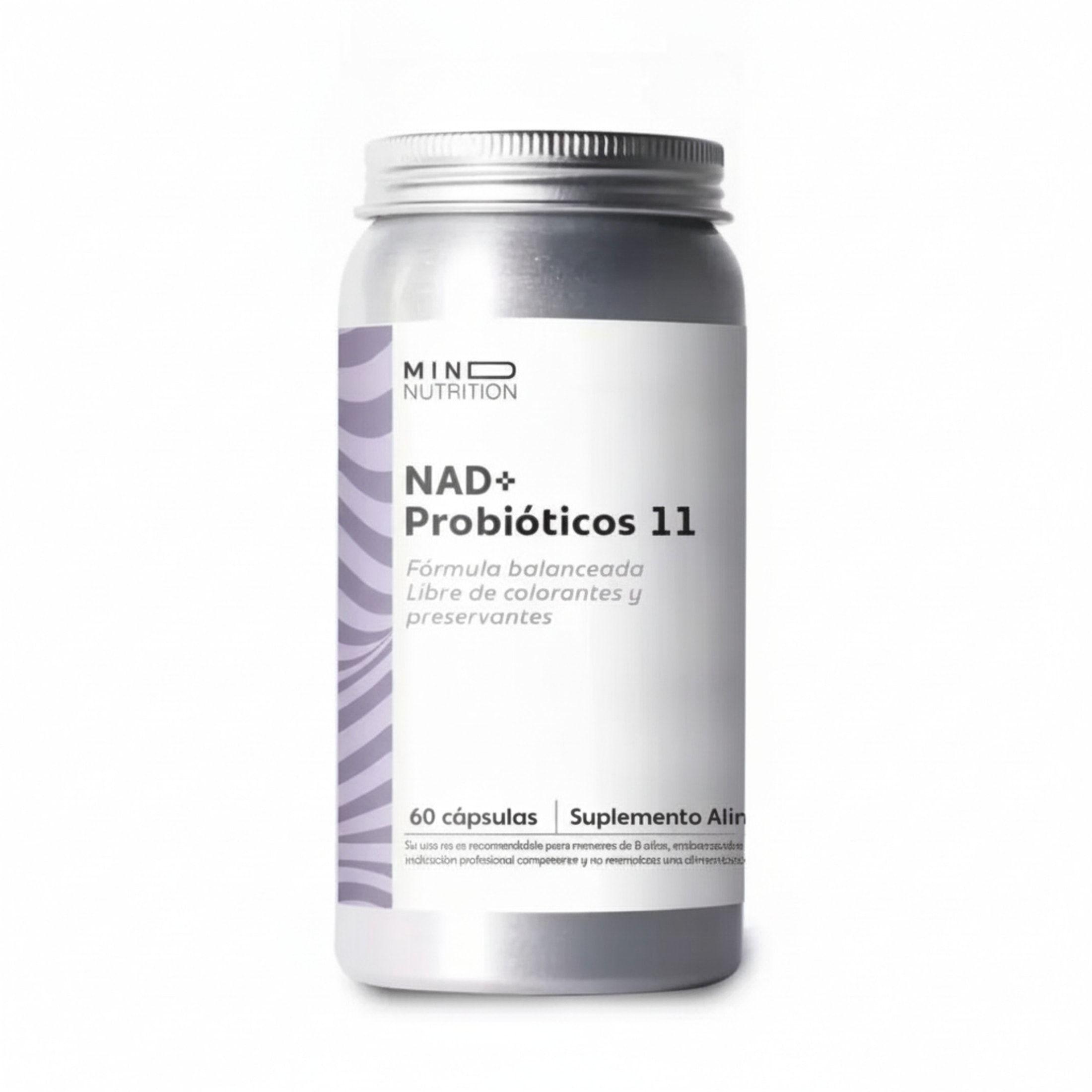 Nad+ Probióticos 11 Cepas - 60 Caps | Mind Nutrition-0