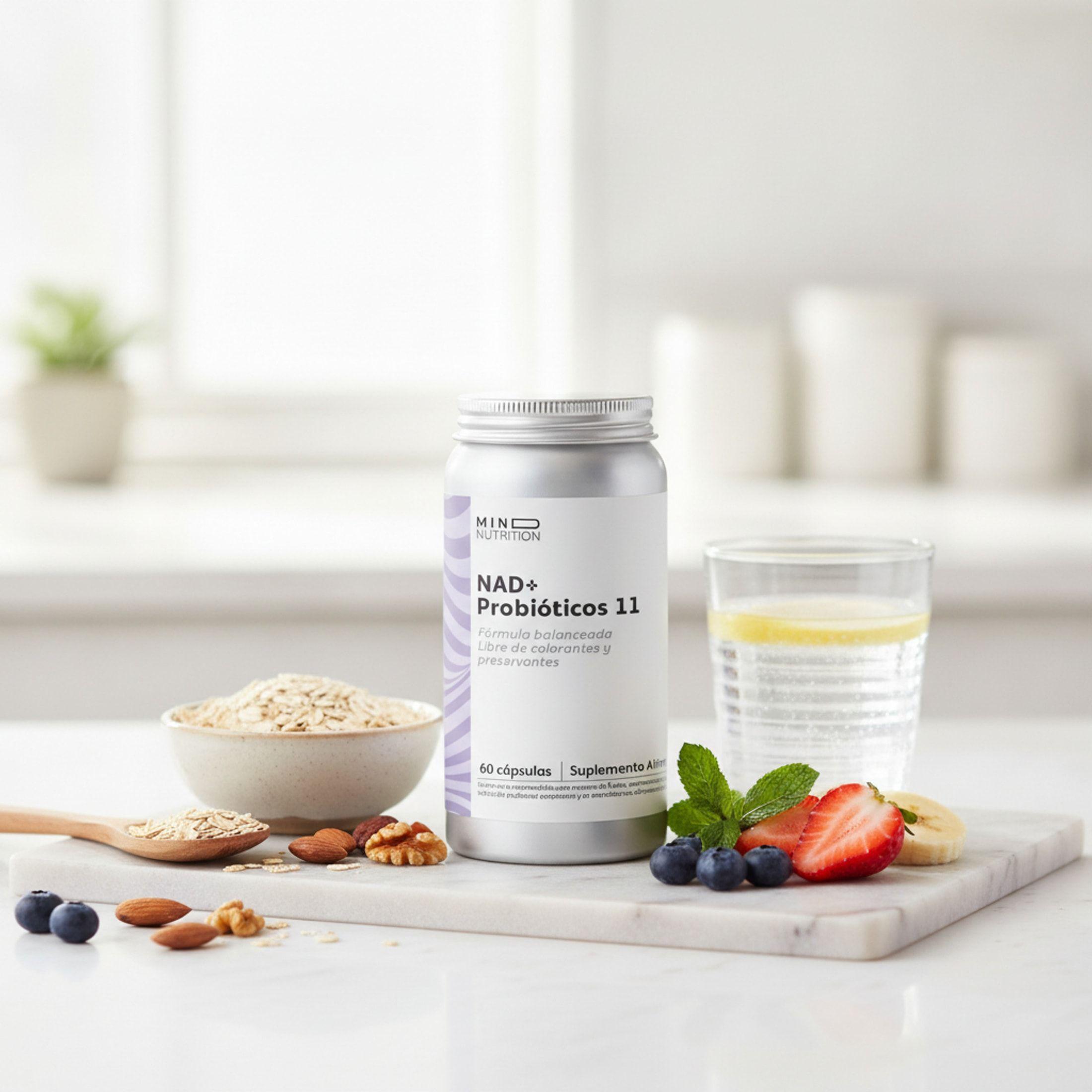 Nad+ Probióticos 11 Cepas - 60 Caps | Mind Nutrition-4
