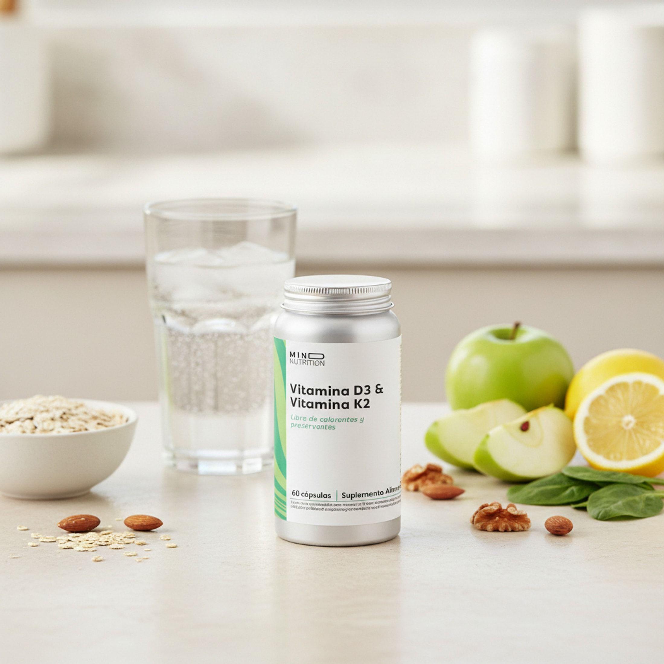 Vitamina D3 & K2 - 60 Caps  | Mind Nutrition-4