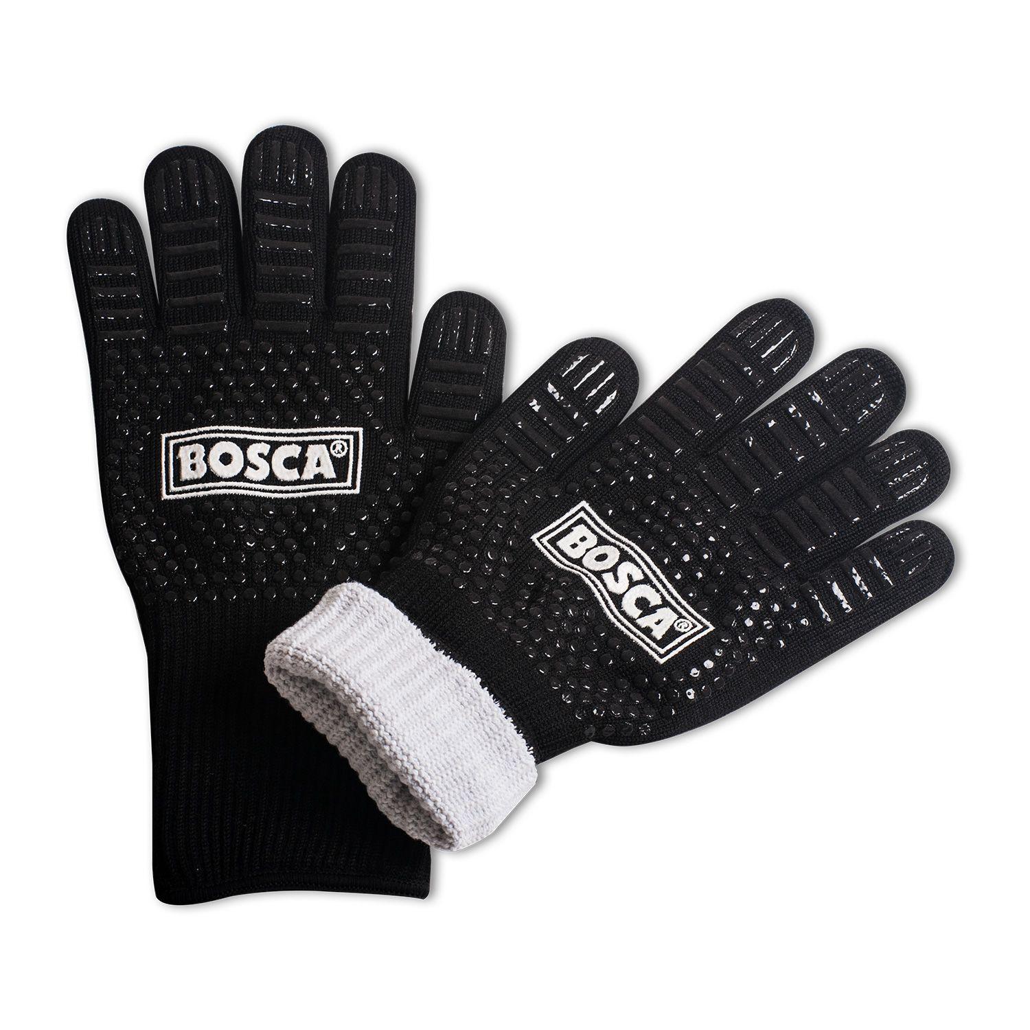 Pack Parrilla a Carbon Bosca Alerce Negro + Guantes Parrillero-4