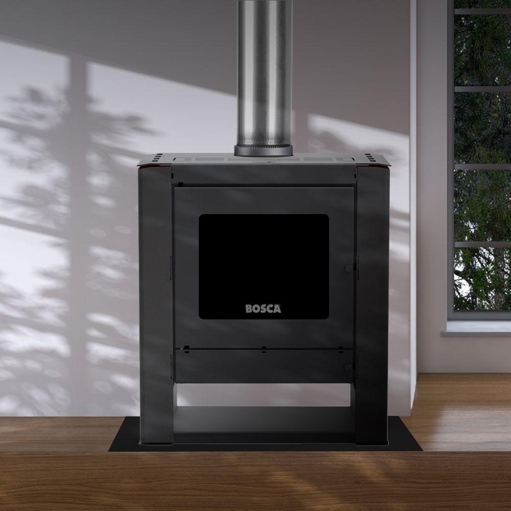 Estufa a leña Gold 500 Black Vision Charcoal-3