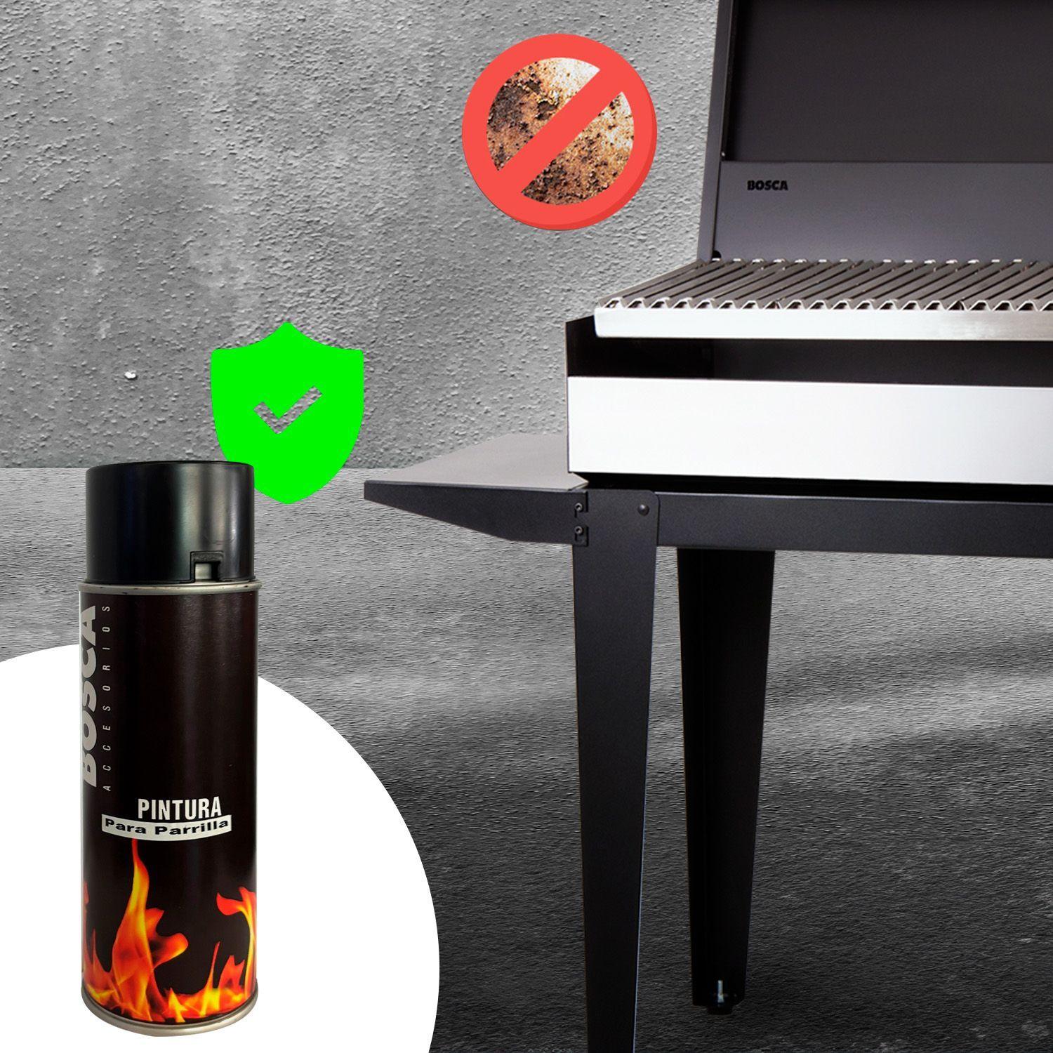Pintura Spray para parrillas Bosca BBQ Black-3